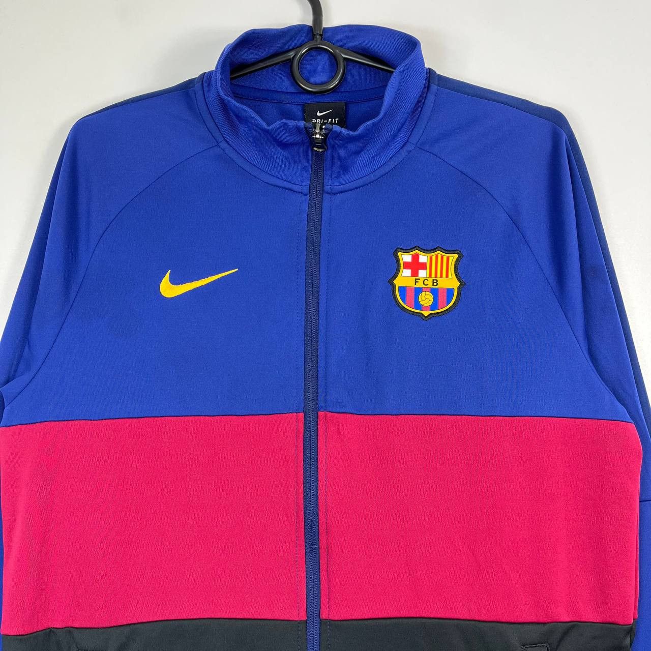 Nike Nike FC Barcelona Track Jacket Blue Red Dri-Fit Mens M Size US M / EU 48-50 / 2 - 2 Thumbnail