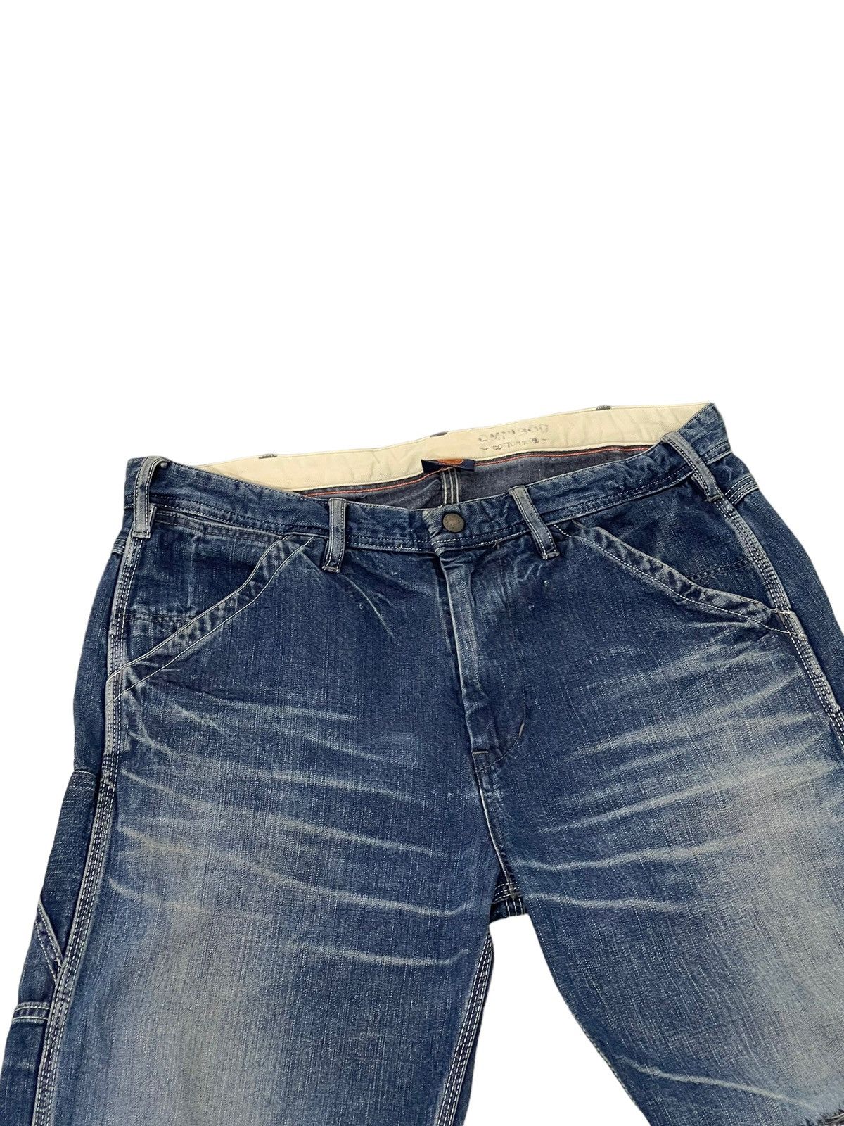OMNIGOD Carpenter Jeans Omnigod Japan Distress Faded Regular 7🟦3 Size US 34 / EU 50 - 8 Thumbnail