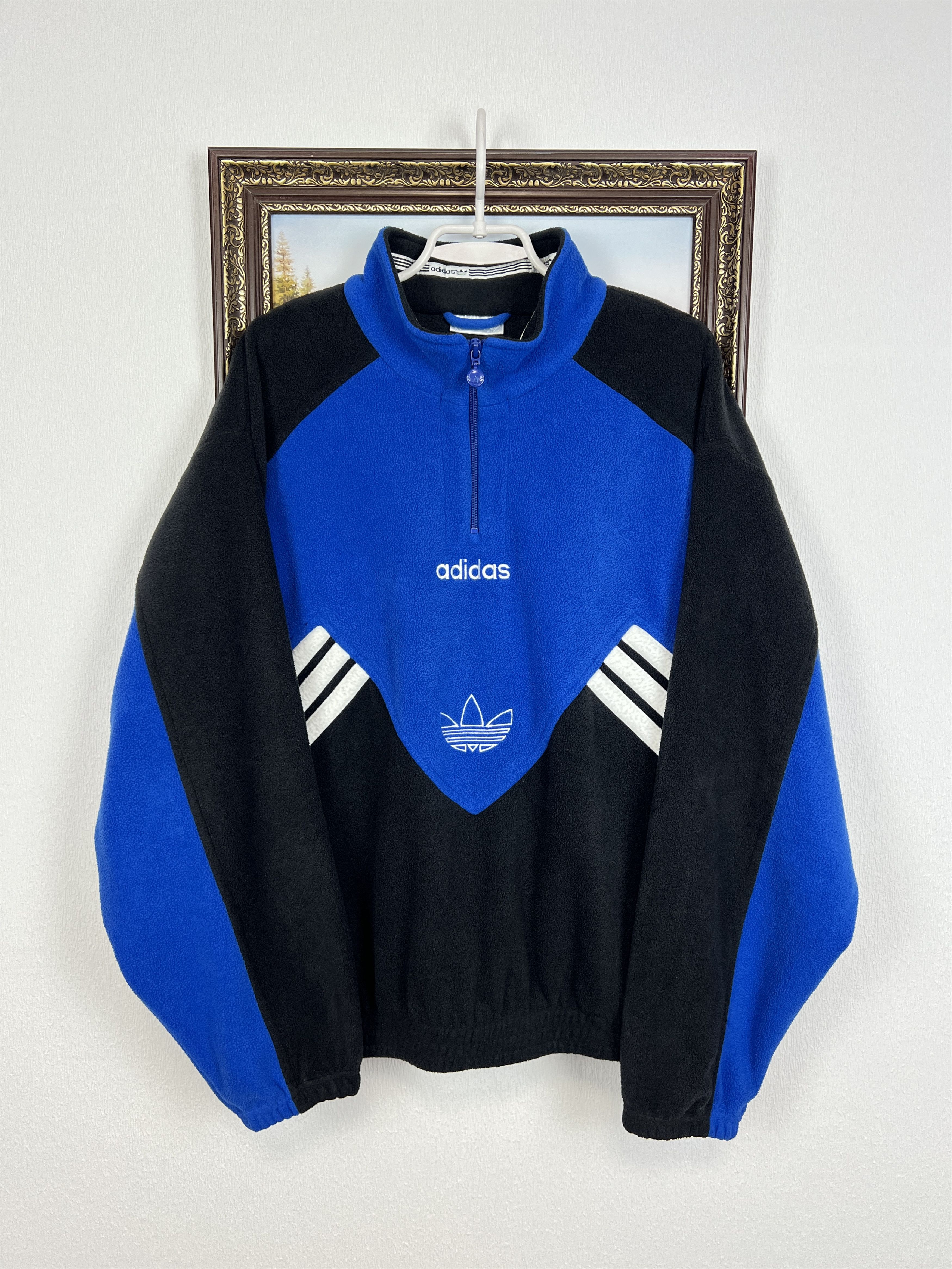 Vintage 90's Adidas FC Schalke 04 Template Jacket Fleece