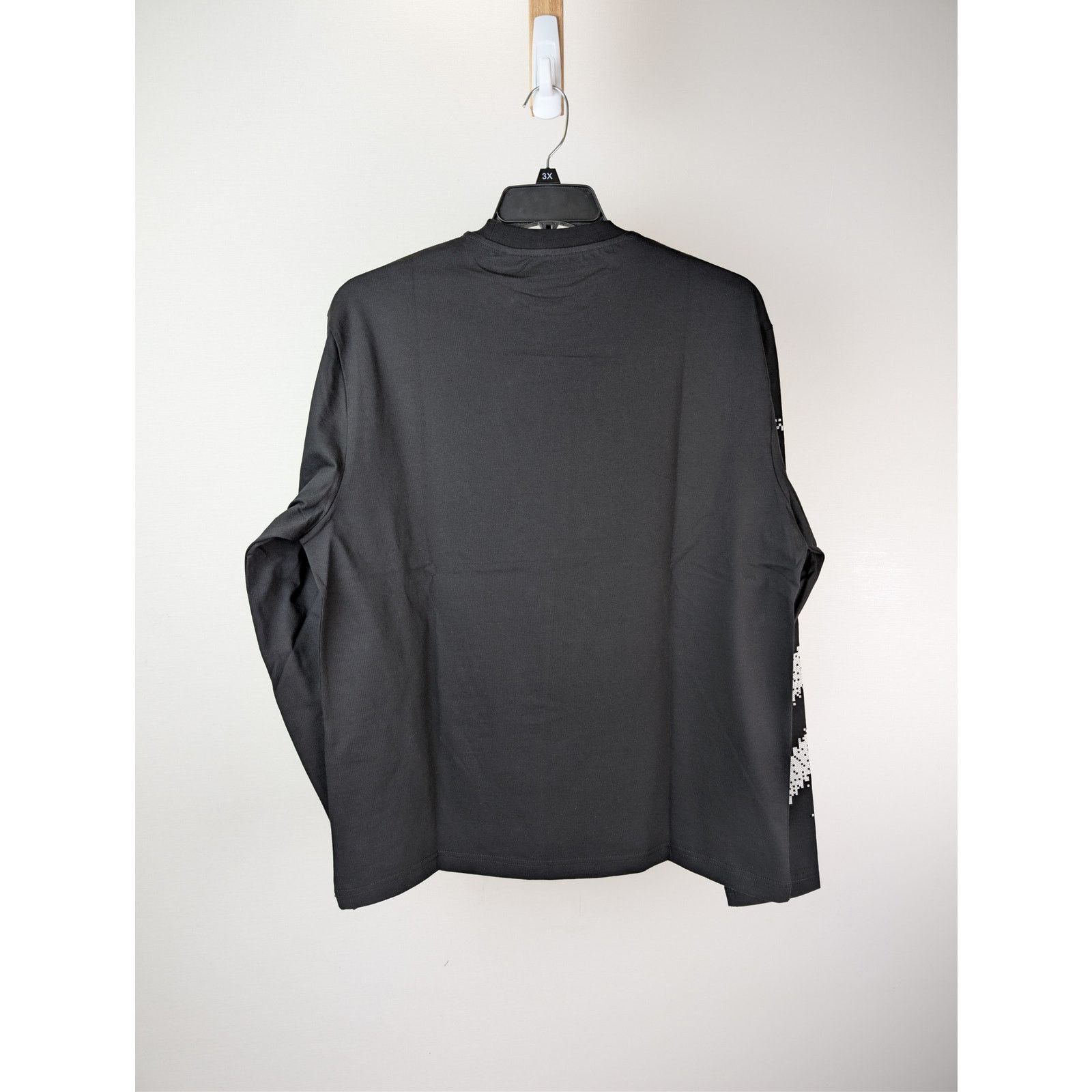 Off-White o1rshd1 Q:2 / Pixel Diag Skate L/S T-Shirt in Black/White Size US XL / EU 56 / 4 - 9 Thumbnail