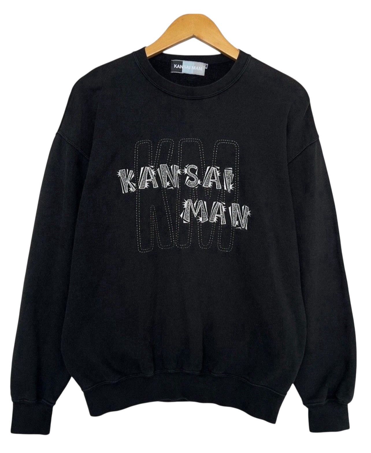 Kansai Yamamoto Kansai Man by Kansai Yamamoto Spell Out Sweatshirt Size US M / EU 48-50 / 2 - 2 Thumbnail