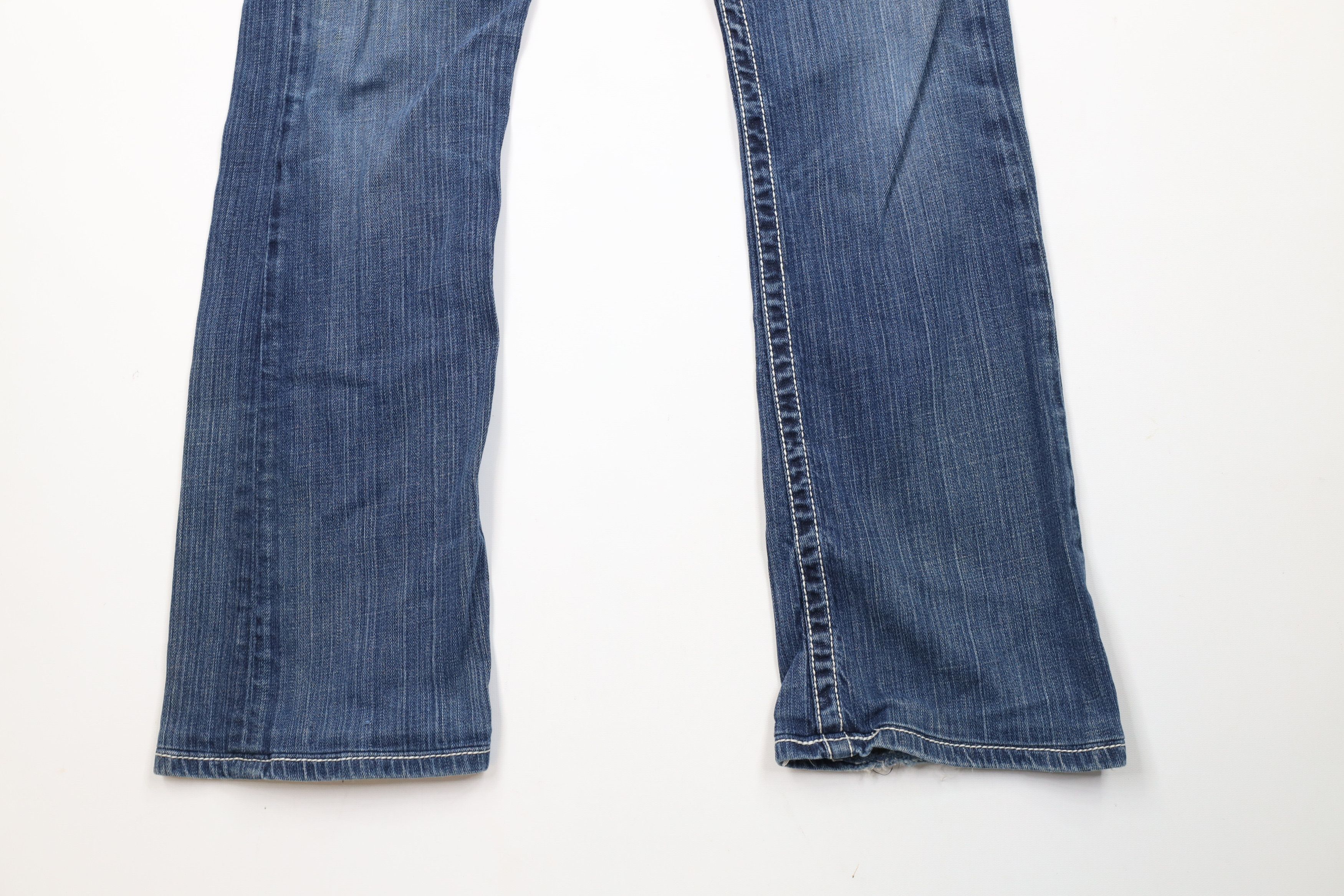 Vintage Buckle BKE Thick Stitch Culture Boot Cut Denim Jeans Blue Size 30" / US 8 / IT 44 - 4 Thumbnail