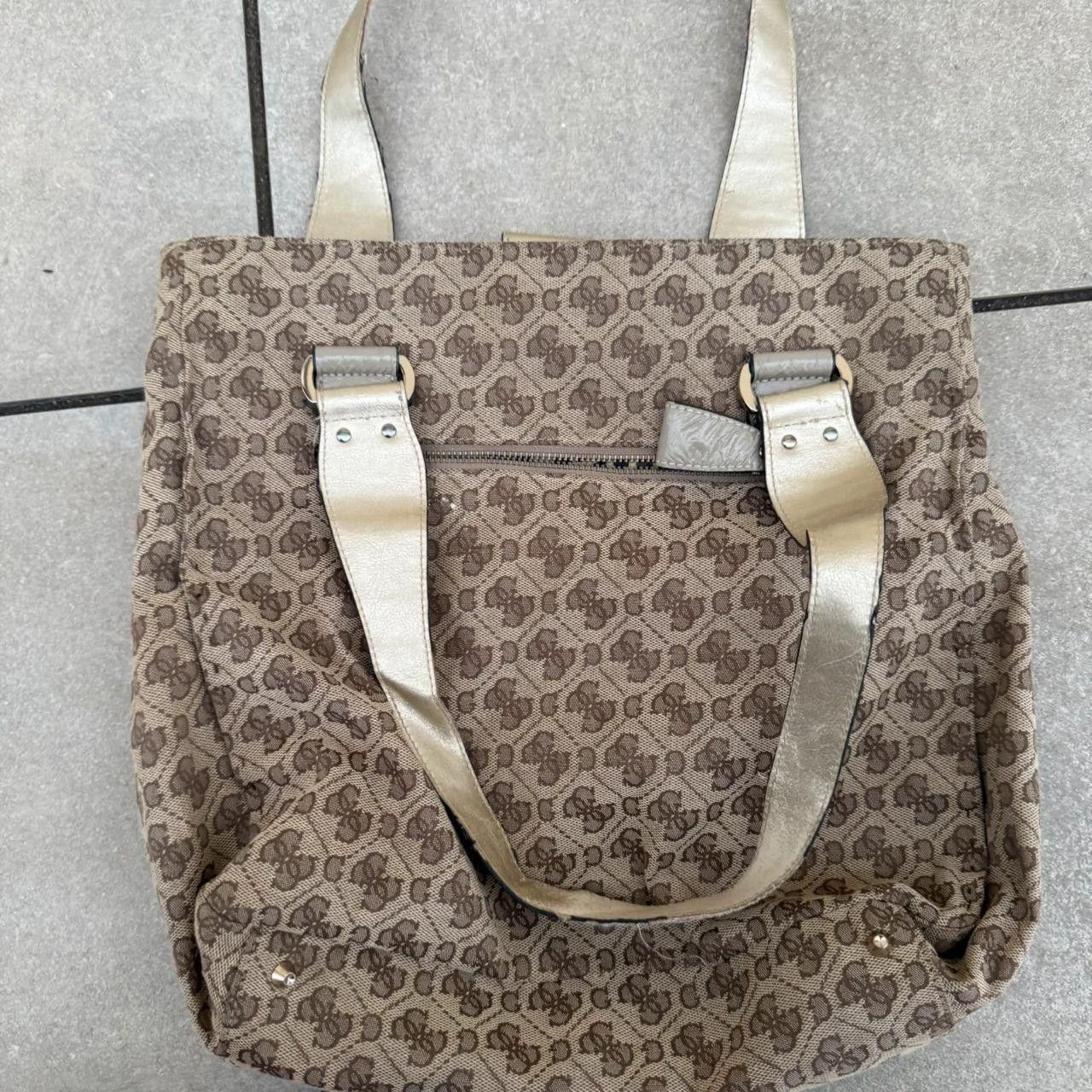 Guess Guess Tote Bag Monogram Print y2k Size ONE SIZE - 4 Thumbnail