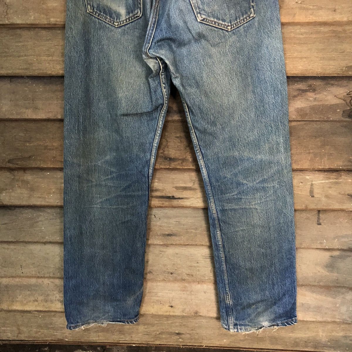Levi's Levis Stauss & Co 501 Distressed Denim Pants #7325 Size US 32 / EU 48 - 13 Thumbnail