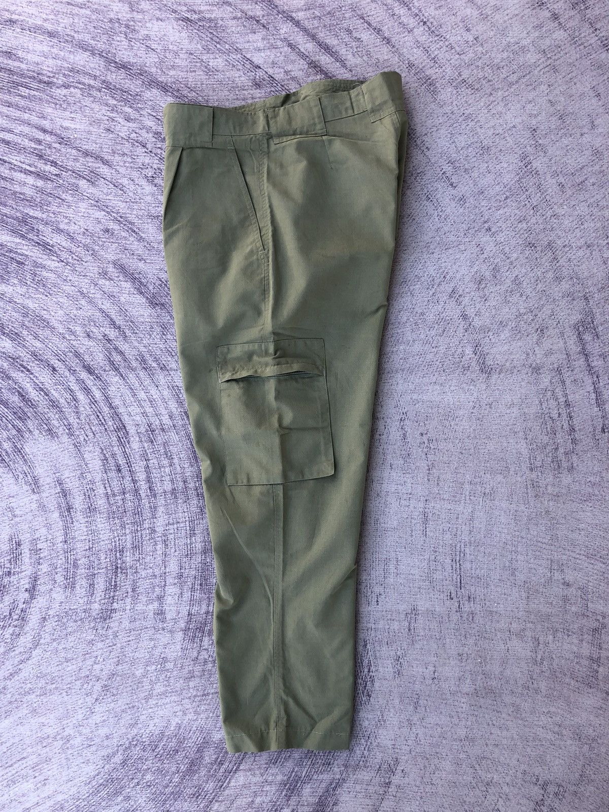 Japanese Brand Japanese Green Cargo Pants Multipocket Tactical Utility Size US 27 - 18 Thumbnail