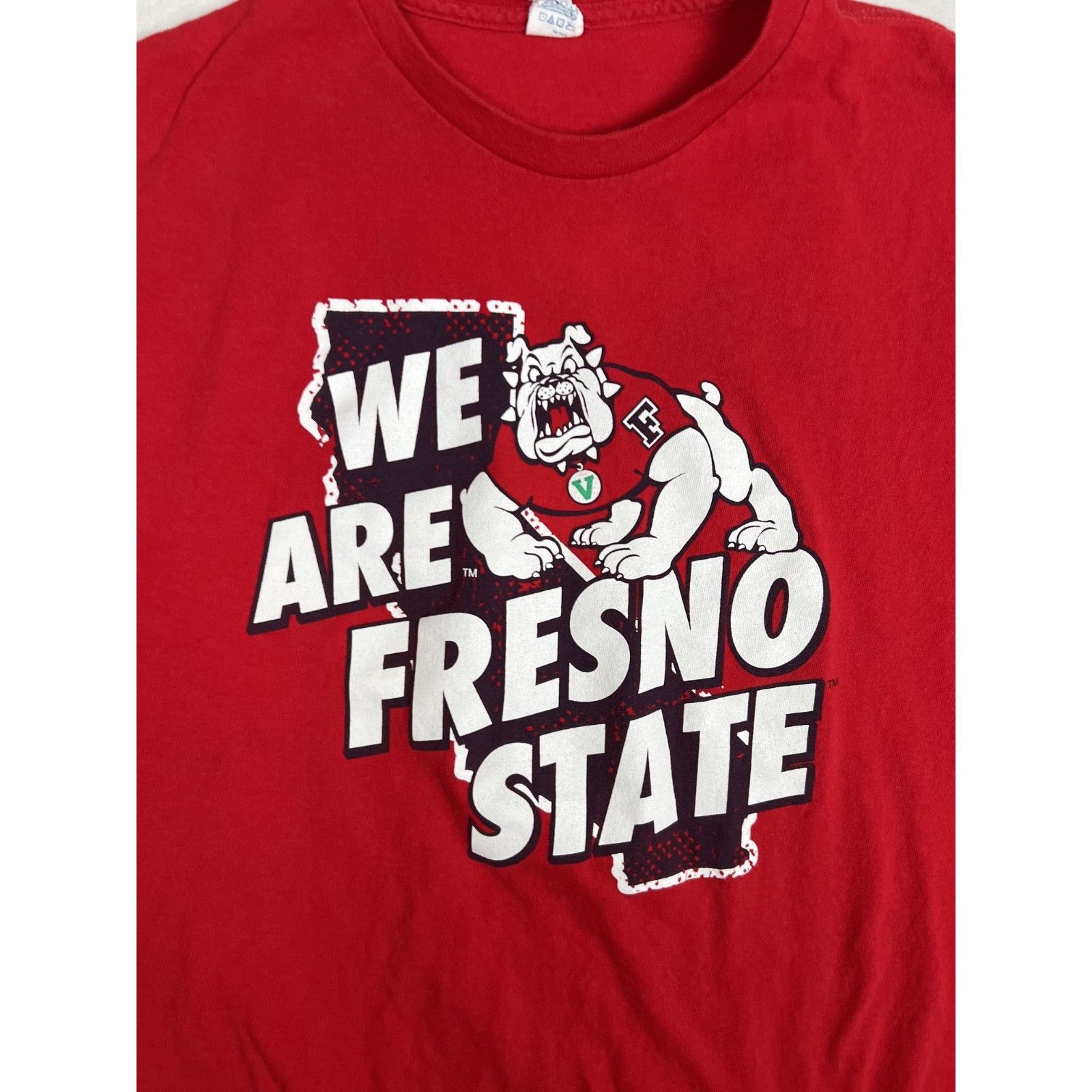 Gildan Vintage Fresno State Bulldogs T-Shirt Size L Double Sided Y Size US L / EU 52-54 / 3 - 4 Thumbnail