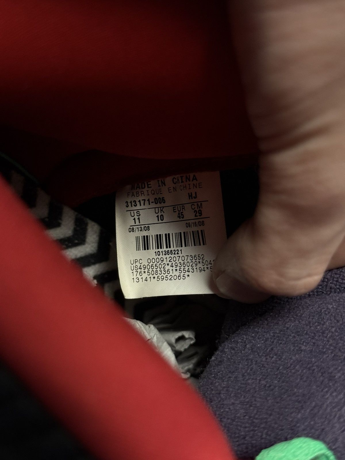 Nike Size 11 Nike Dunk High Premium SB 2008 Twin Peaks Night Owl Size US 11 / EU 44 - 21 Thumbnail