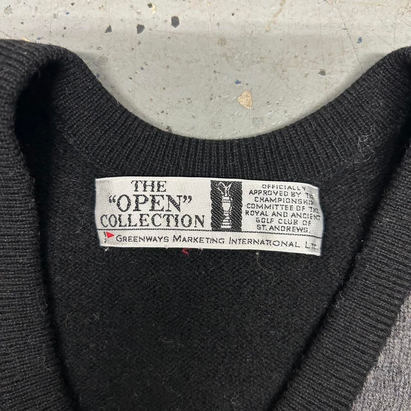 Other VTG Grey and black Golf argyle sweater Size US XL / EU 56 / 4 - 3 Thumbnail