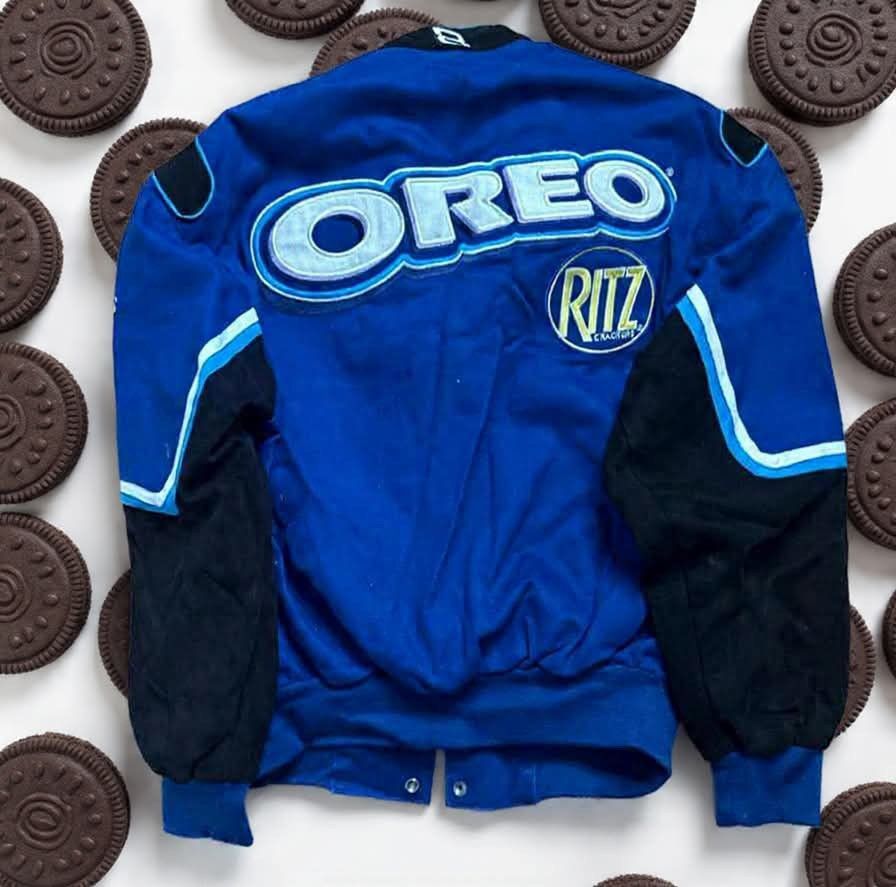 JH Design VINTAGE OREO NASCAR JACKET SZ SMALL Size US S / EU 44-46 / 1 - 2 Thumbnail