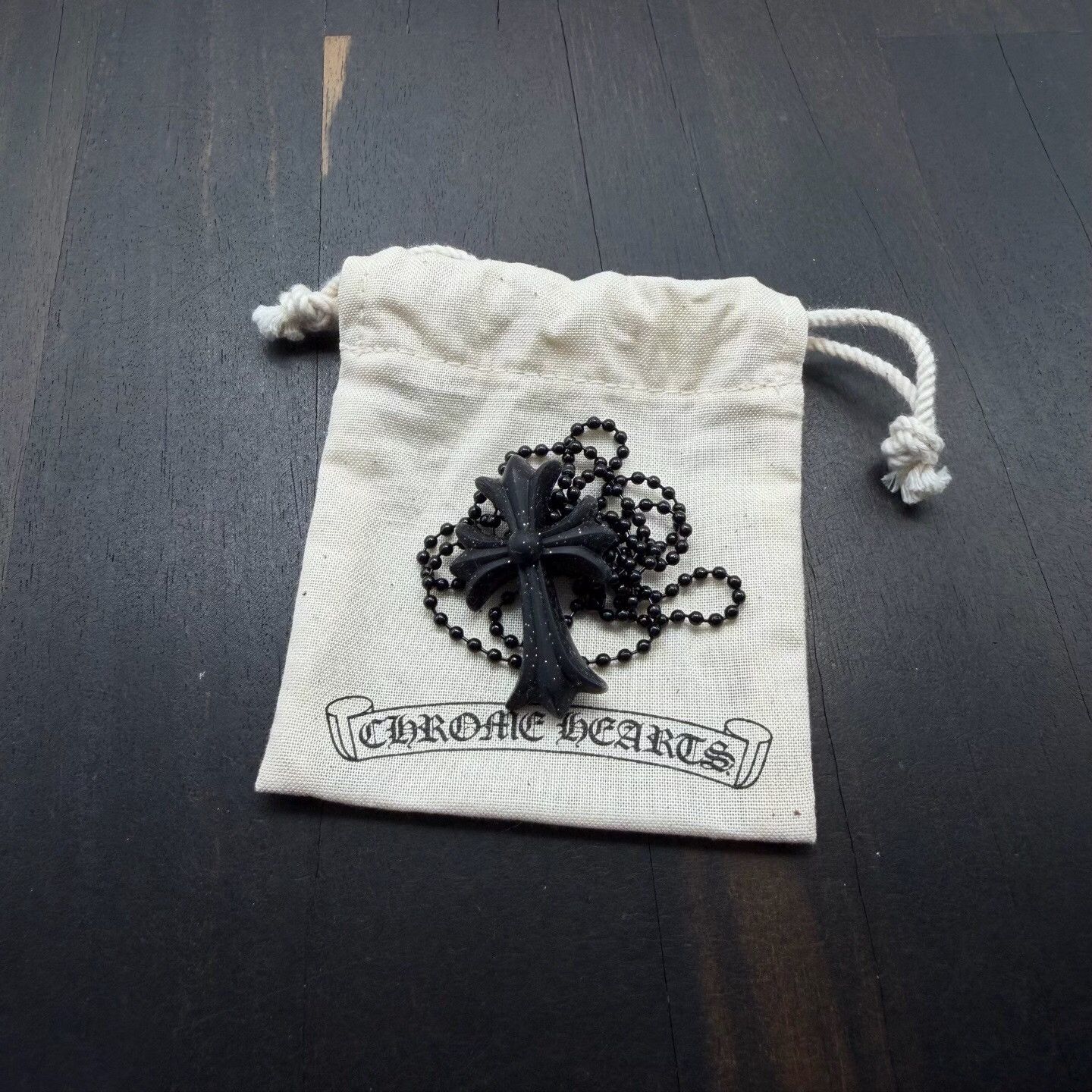 Chrome Hearts Chrome Hearts Black Jewelry L Men Size ONE SIZE - 1 Thumbnail