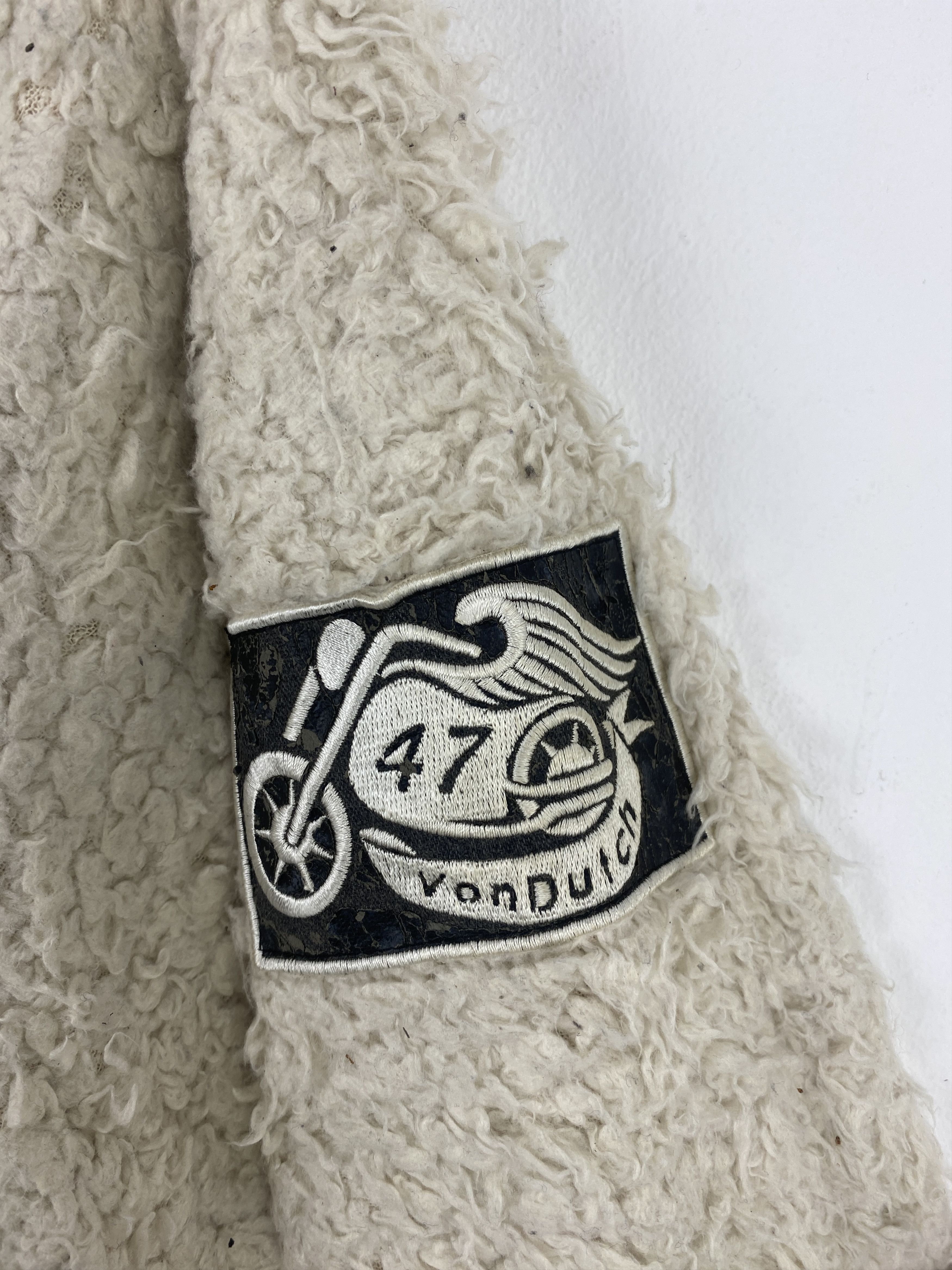 Vintage × Von Dutch Vintage Von Dutch Motorcycle Fleece Jacket J1971 Size US M / EU 48-50 / 2 - 9 Thumbnail