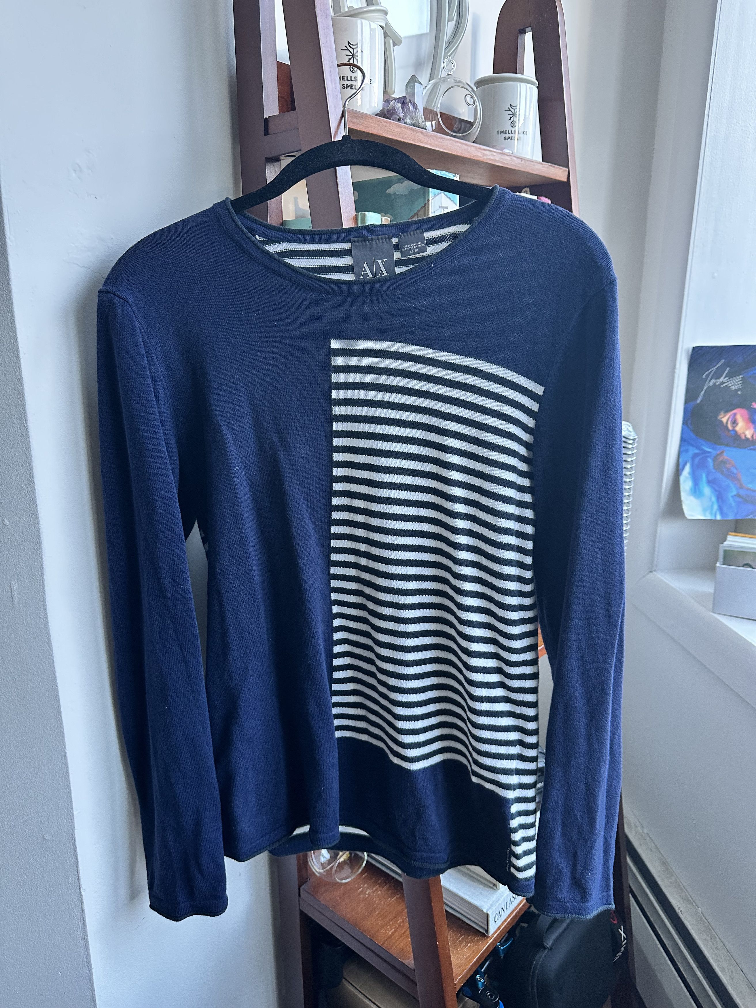 Armani Exchange Striped Sweater Armani Exchange Vintage 2010s Size US XS / EU 42 / 0 - 1 Thumbnail