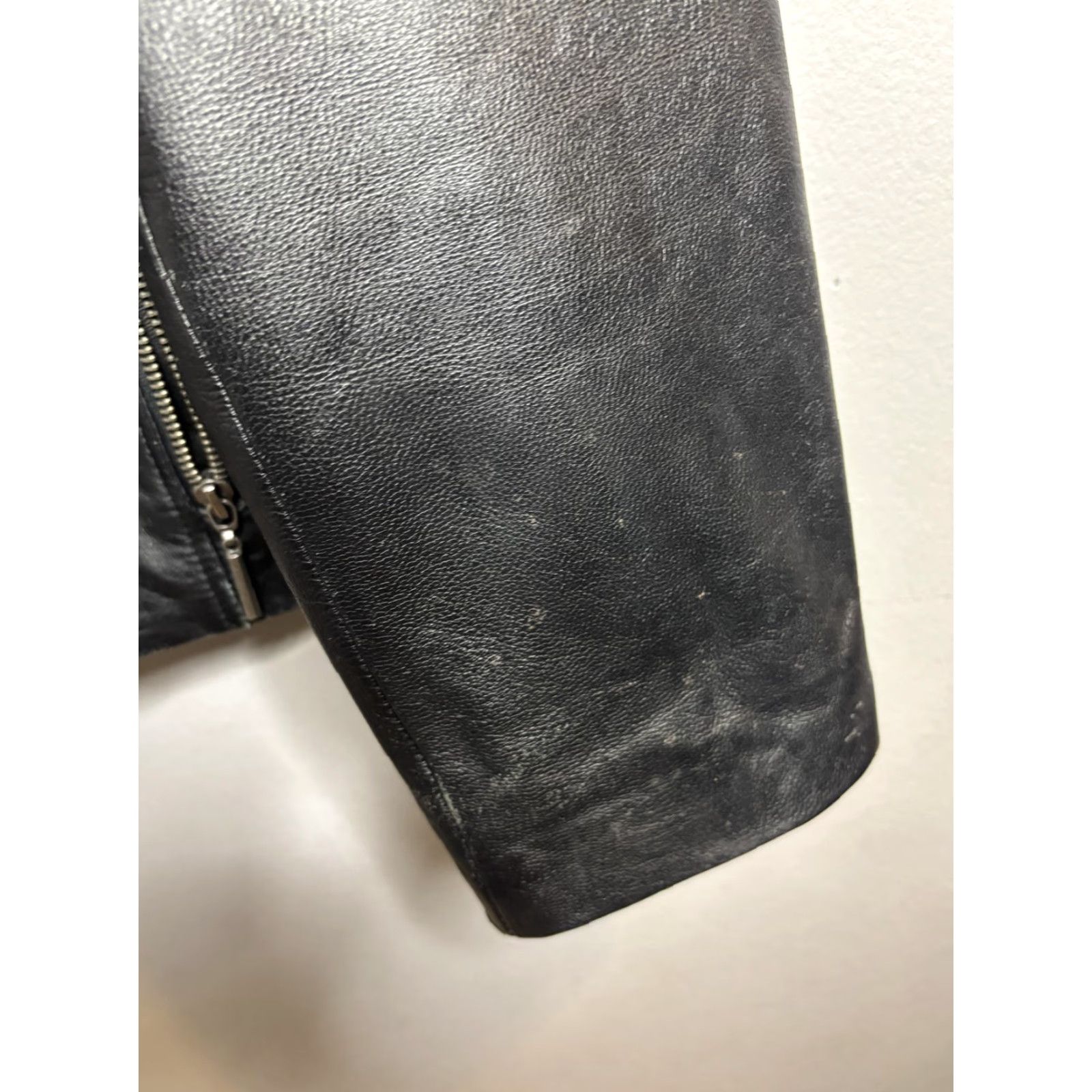Vintage Wilsons Leather Jacket Womens XL Black Maxima Full Zip Pockets Moto Biker Style Size XL / US 12-14 / IT 48-50 - 6 Thumbnail