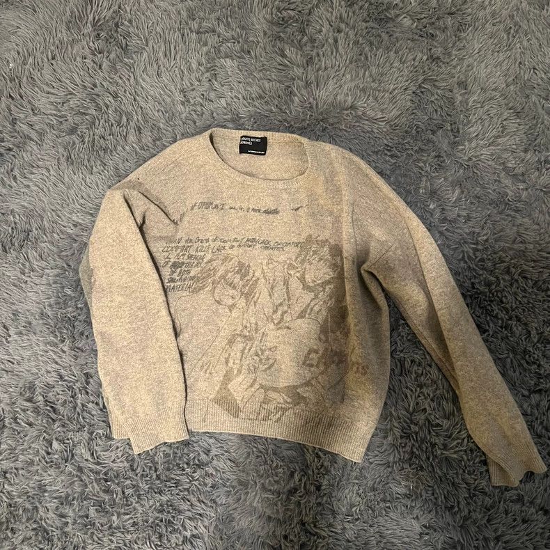 Enfants Riches Deprimes Enfants Riches Deprimes Erd Boxy Sweater- DMC Size US M / EU 48-50 / 2 - 1 Thumbnail