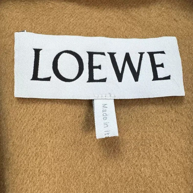 Loewe Loewe Camel Leather Label Hooded Woolen Coat Size XS / US 0-2 / IT 36-38 - 5 Thumbnail