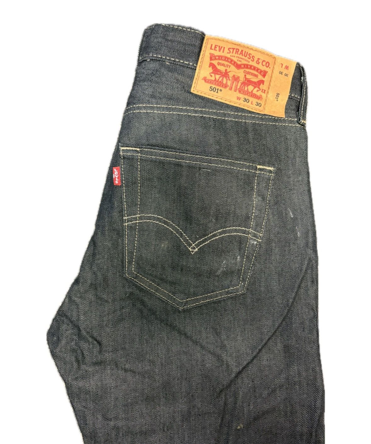 Japanese Brand × Levi's Levi’s 501 Selvedge Denim 30x30 Size US 30 / EU 46 - 3 Thumbnail