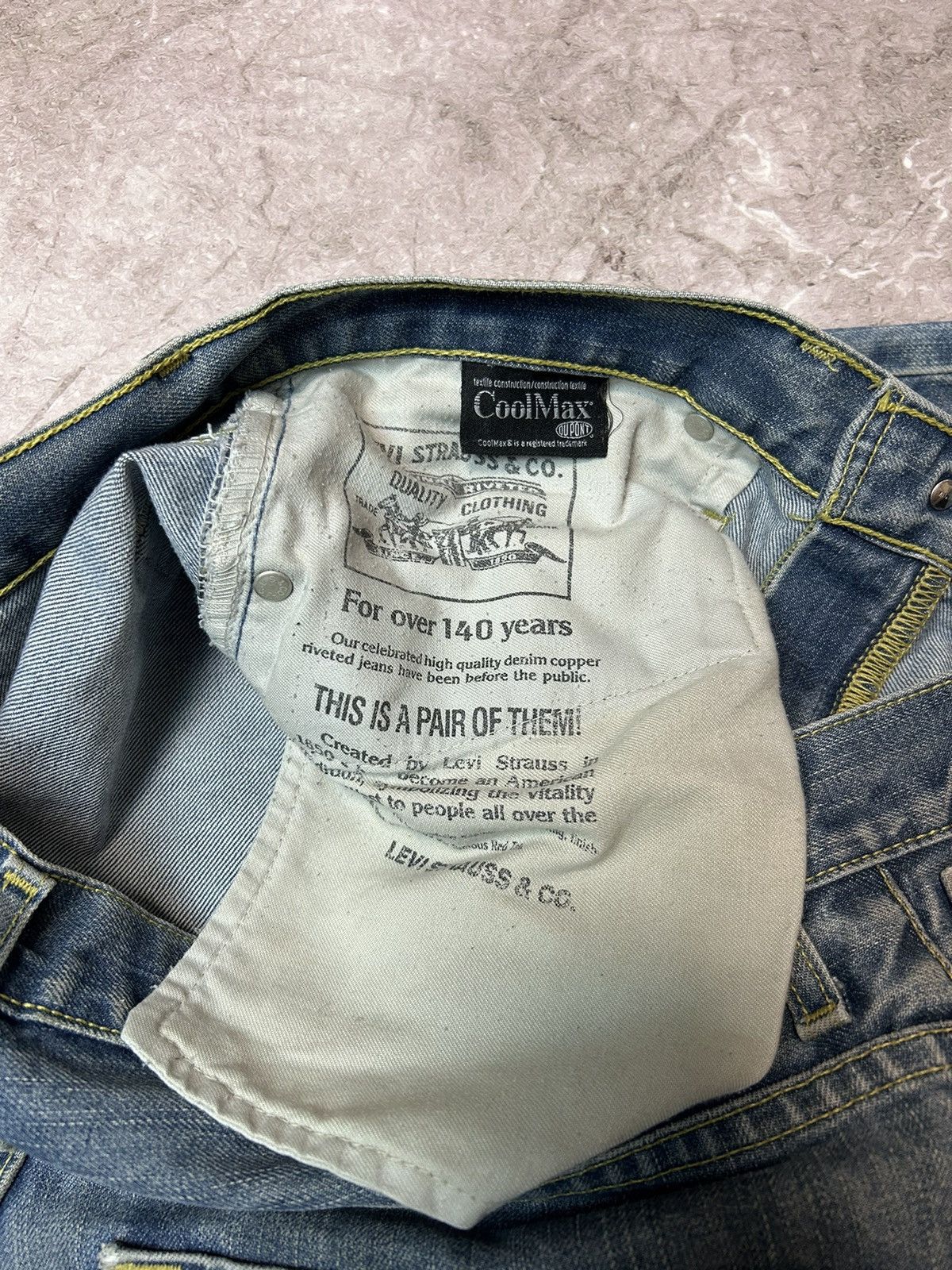 Levi's × Vintage Size 34x32 Vintage 80s Levi's 501 Faded Jeans Denim Size US 34 / EU 50 - 8 Thumbnail