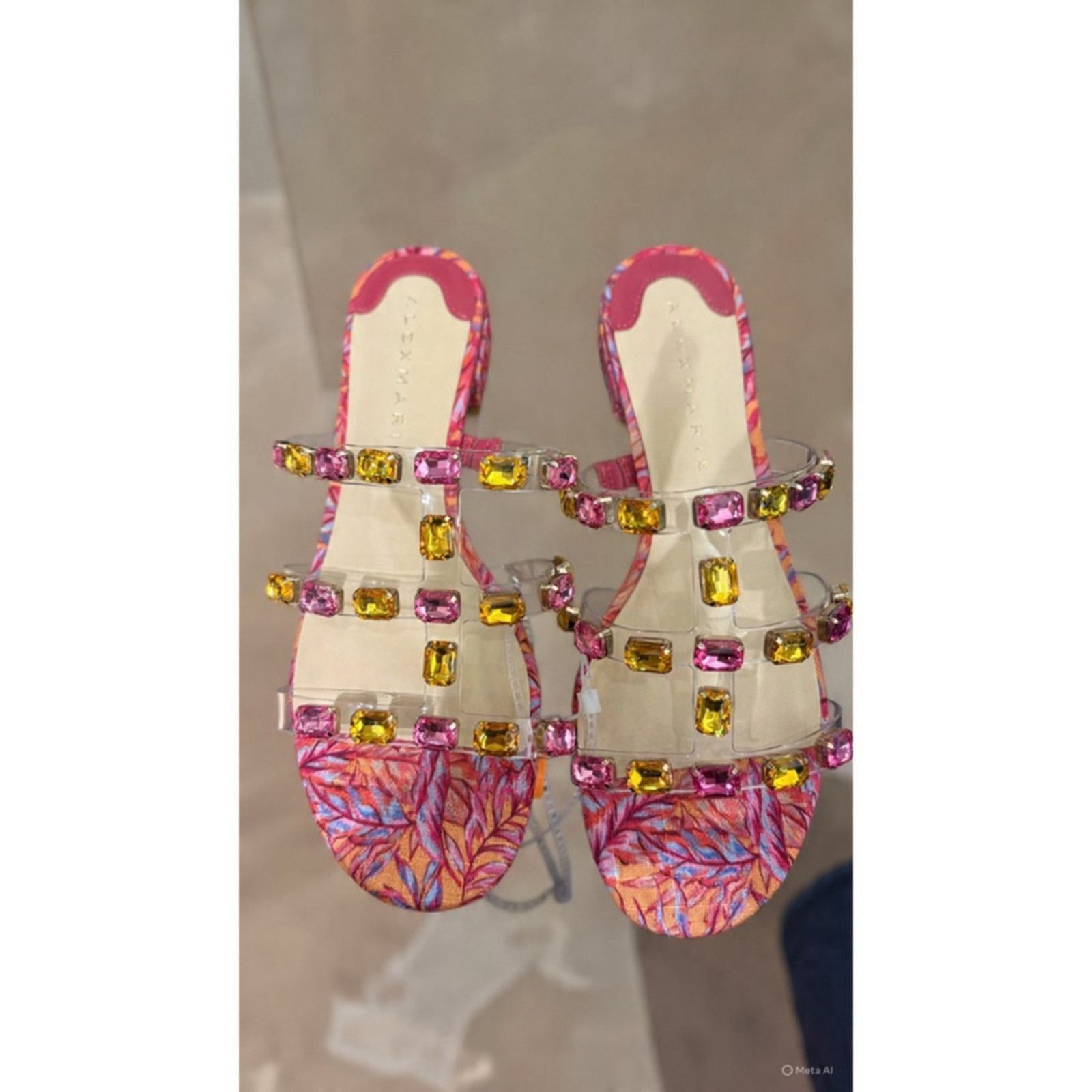 & Other Stories Alex Marie Women's Sandals withgemstones in brilliant Size 8 Size US 8 / IT 38 - 2 Thumbnail