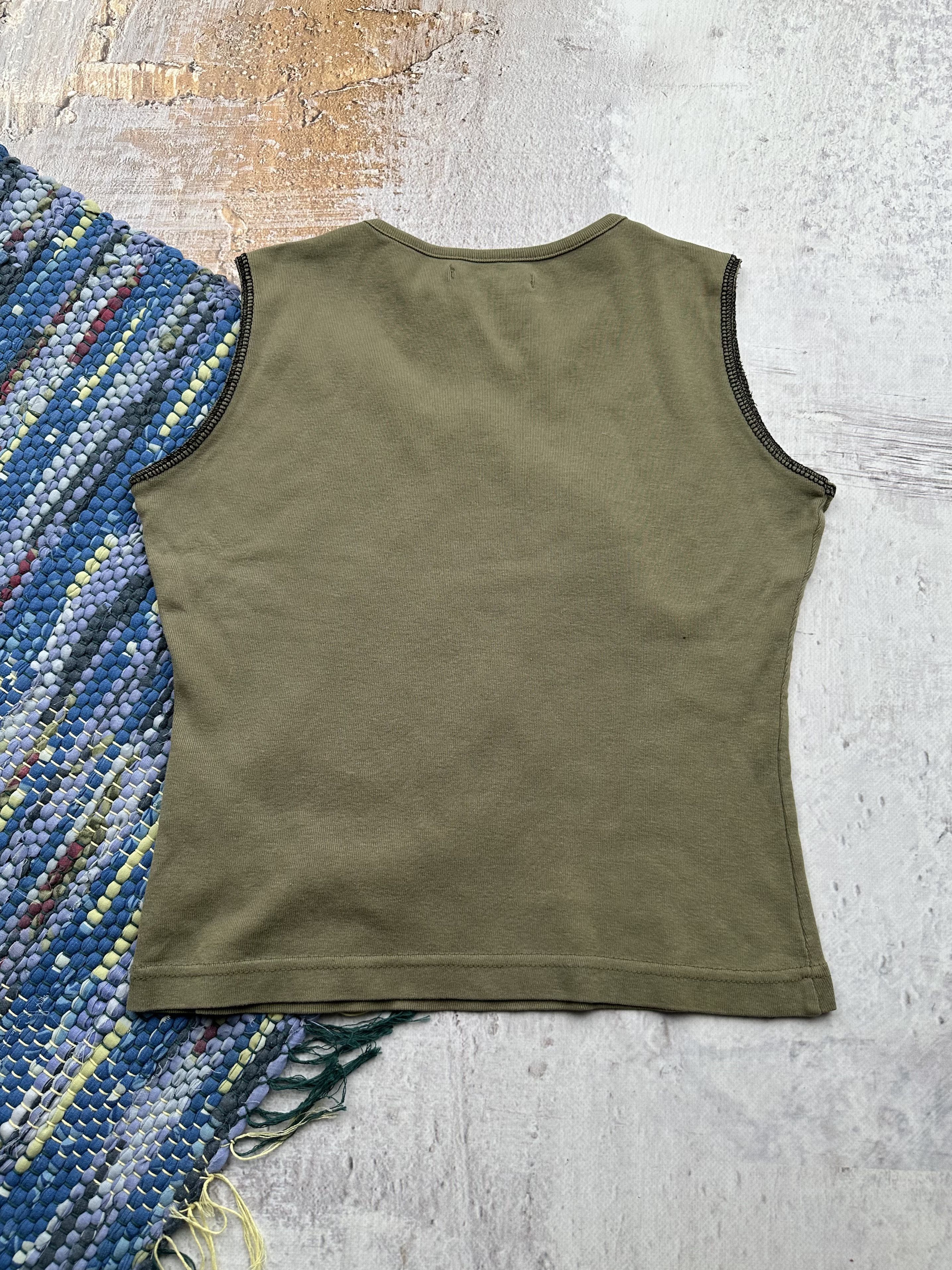 Japanese Brand Vintage Tank Top A399(214)D15(E9) Size S / US 4 / IT 40 - 2 Thumbnail
