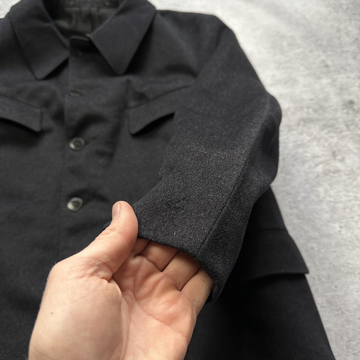 Vintage 1940-1950s Vintage Wool Jacket With Slash Chest Pocket Size US S / EU 44-46 / 1 - 24 Thumbnail