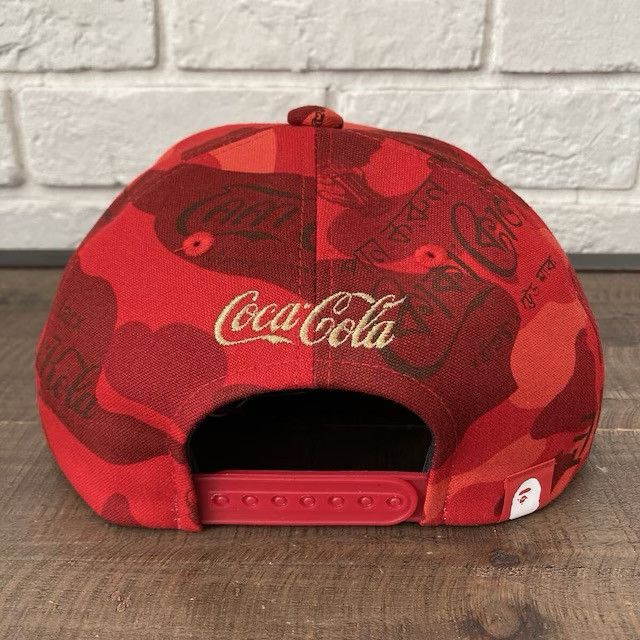 Bape × Coca Cola Coca Cola BAPE CAMO snapback hat cap a bathing ape Size ONE SIZE - 3 Thumbnail