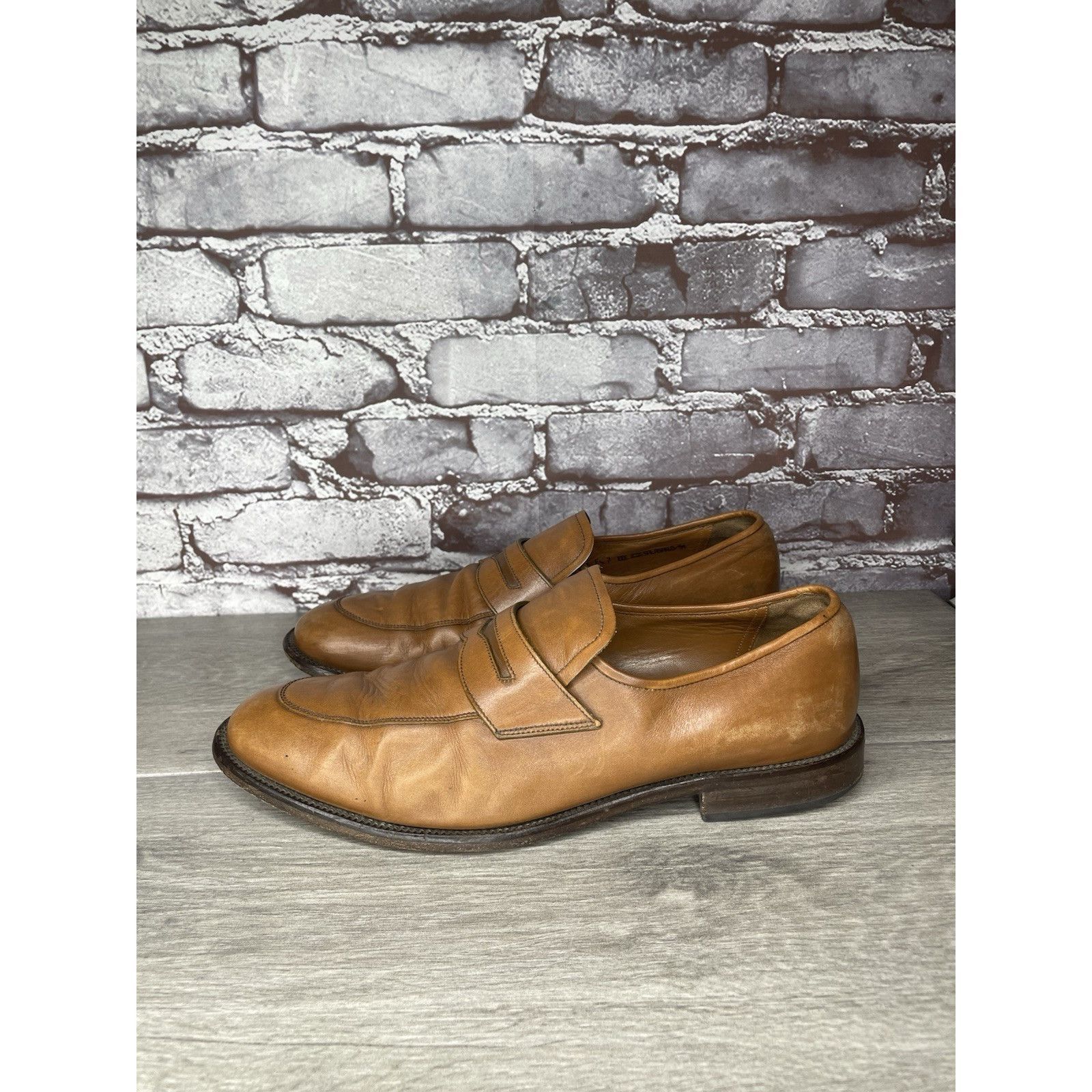 Bally Bally Brown Leather Salasan Penny Loafers Dress Shoes Men’s Size US 7 / EU 40 - 20 Thumbnail