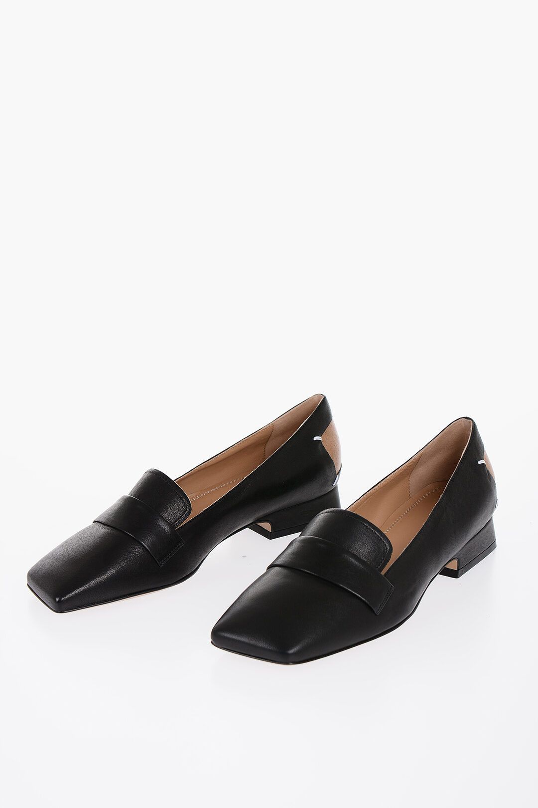 Maison Margiela og1mm1224 Leather Loafers in Black Size US 6 / IT 36 - 2 Thumbnail