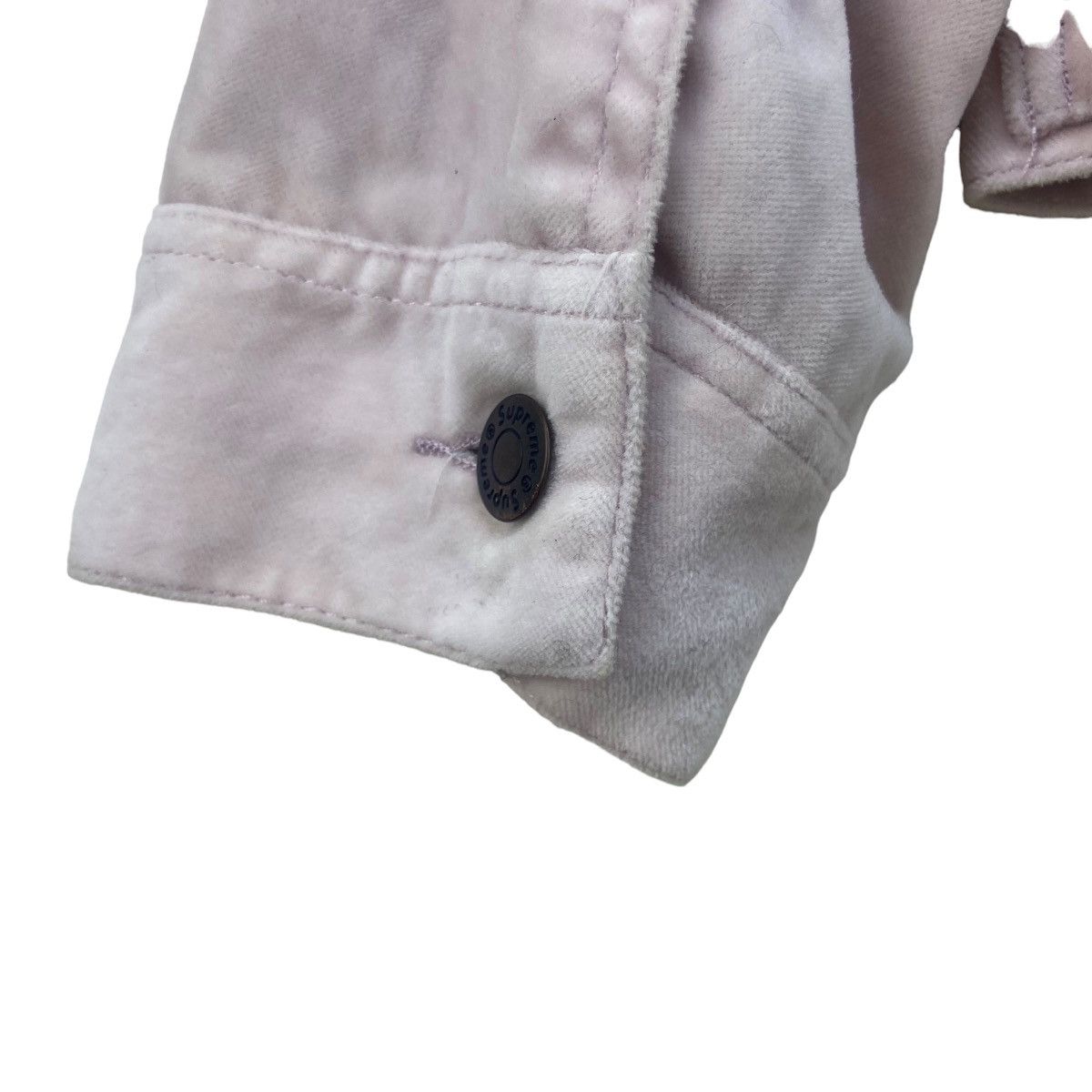 Supreme Supreme Velvet Dusty Pink Trucker Jacket Size US M / EU 48-50 / 2 - 6 Thumbnail