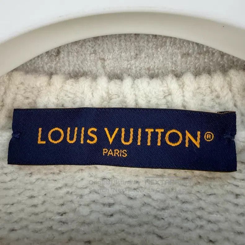 Louis Vuitton Louis Vuitton Letter Logo Intarsia Teddy Crew Neck Long Sl Size US S / EU 44-46 / 1 - 4 Thumbnail
