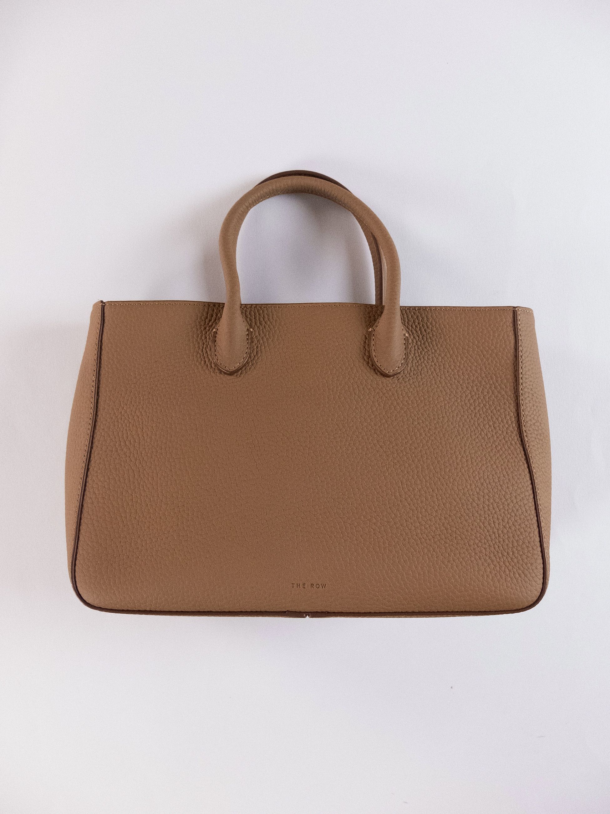 The Row THE ROW Small Day Luxe sandpit brown leather bag handbag q Size ONE SIZE - 1 Thumbnail
