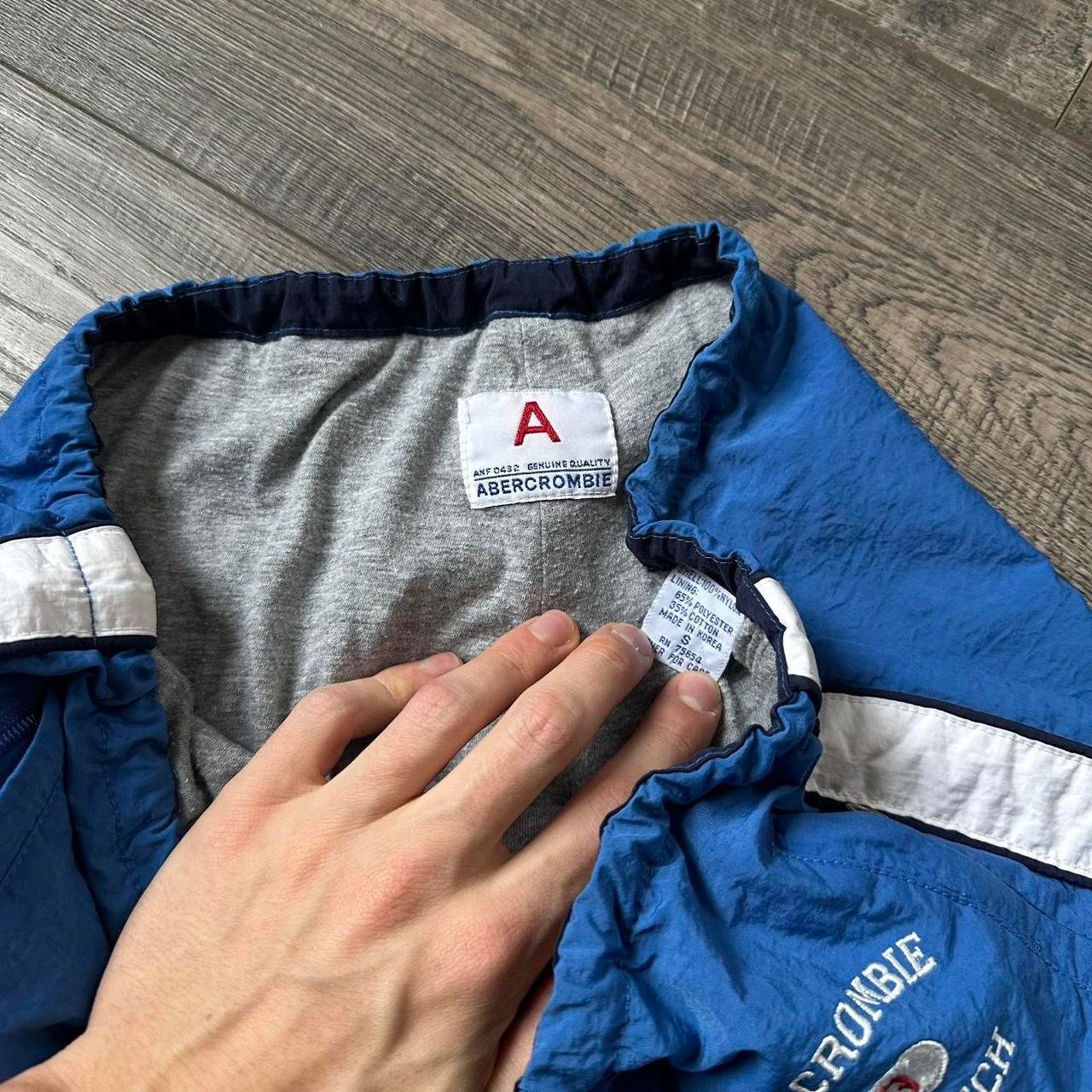 Abercrombie & Fitch × Vintage Vintage Y2K 00s Abercrombie & Fitch Striped Track Pants Size 28" / US 6 / IT 42 - 4 Thumbnail