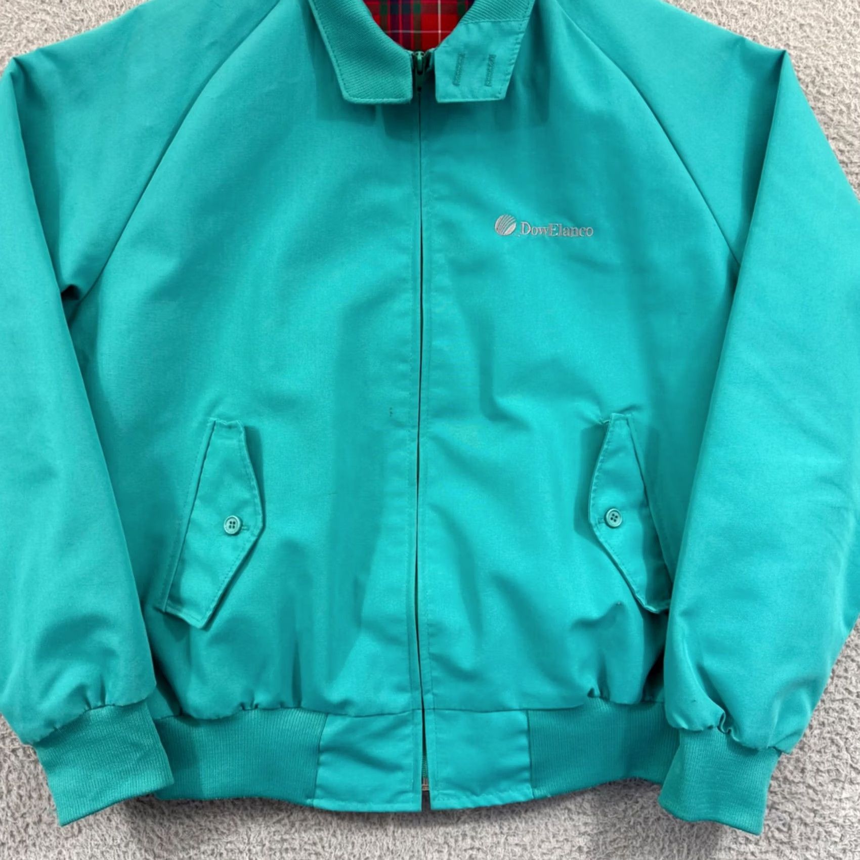 Vintage VINTAGE Sportsmaster Jacket Mens L Blue Plaid Lined Zip Bomber USA Size US L / EU 52-54 / 3 - 2 Thumbnail