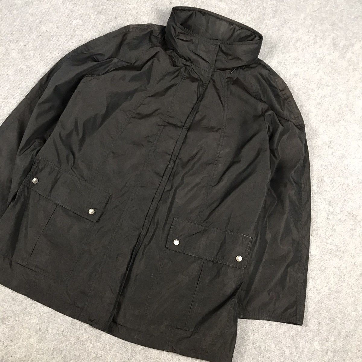 Burberry × Vintage BURBERRY NYLON ZIPPER JACKET Size US M / EU 48-50 / 2 - 4 Thumbnail