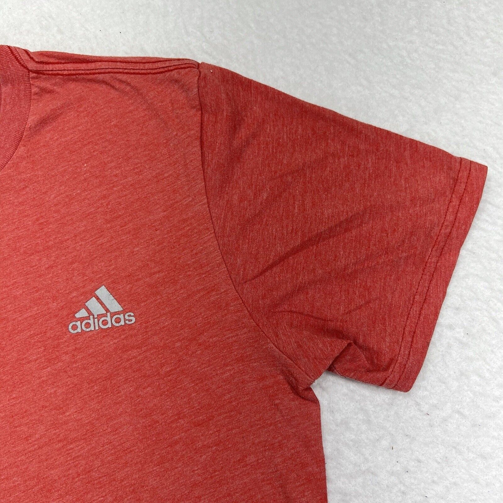 Adidas Adidas Medium Light Red Athletic Lightweight T Shirt Size US M / EU 48-50 / 2 - 4 Thumbnail