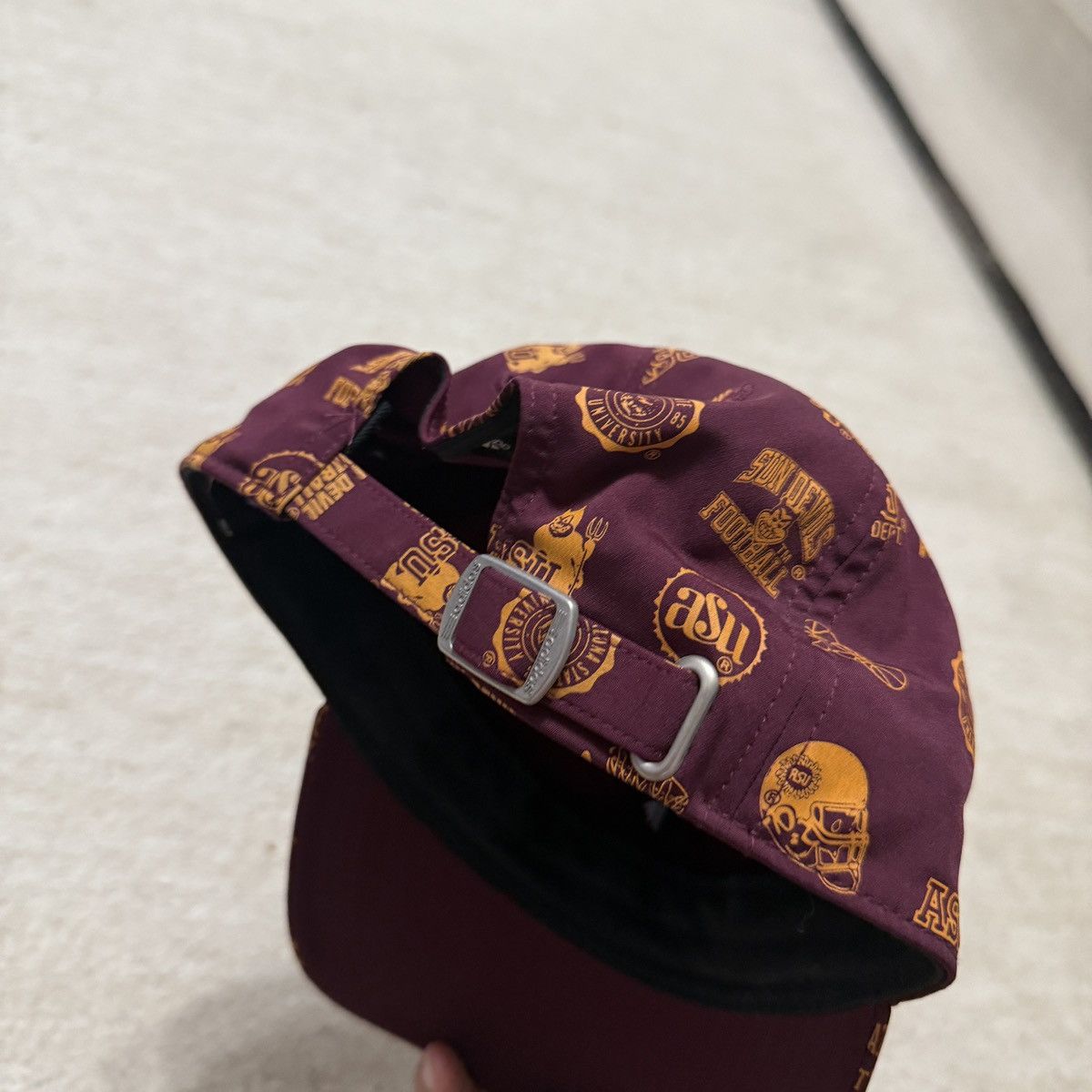 Adidas SAMPLE Adidas Arizona State Sun Devils ASU Hat Unreleased Size ONE SIZE - 4 Thumbnail