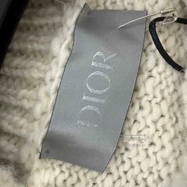 Dior Dior White letter print knit sweater Size XL / US 12-14 / IT 48-50 - 3 Thumbnail