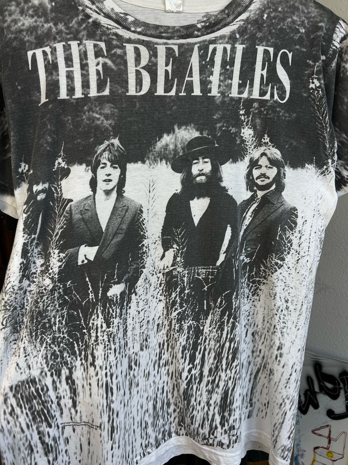 Band Tees Vintage 90s The Beatles Full Print Shirt Rare Size US L / EU 52-54 / 3 - 4 Thumbnail