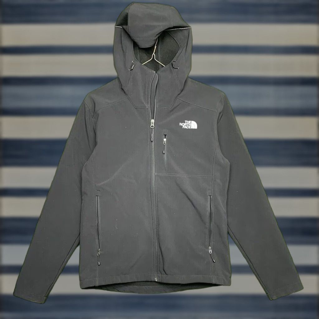 The North Face The North Face Windwall Softshell Jacket Mens Small Hooded Coat Black Size US S / EU 44-46 / 1 - 1 Thumbnail