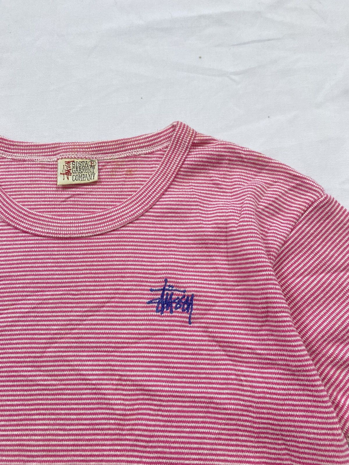 Stussy Vintage Stussy Stripe Sista Tshirt Size US S / EU 44-46 / 1 - 2 Thumbnail