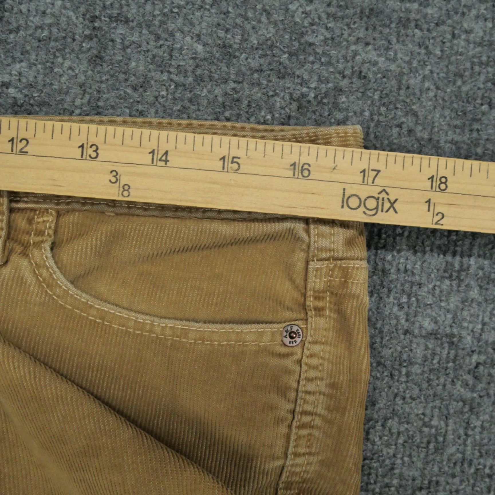 Abercrombie & Fitch Abercrombie & Fitch Pants Womens 8 Brown Corduroy Bootcut Stretch 34x32 Size 24" / US 00 / IT 34 - 5 Thumbnail