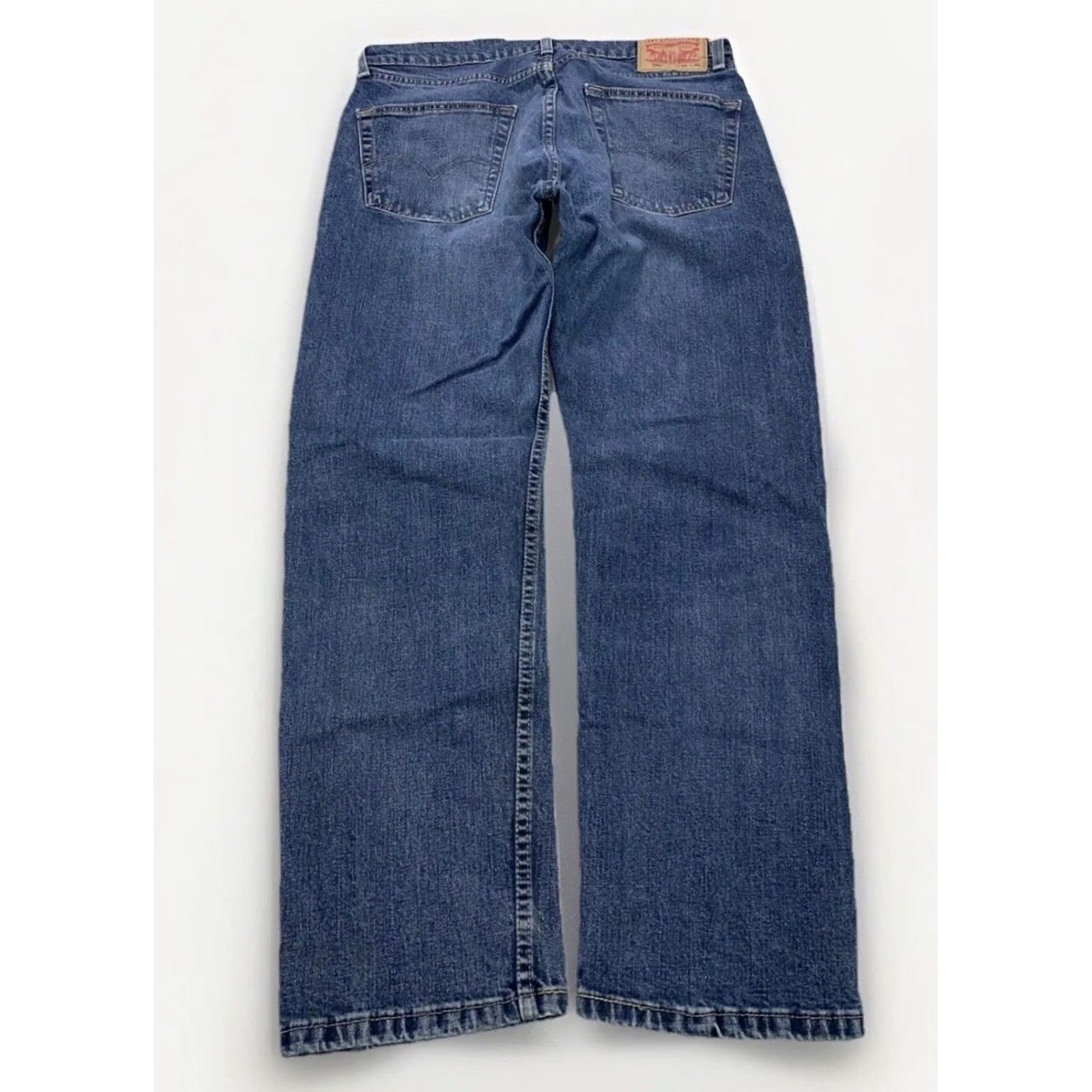 Levi's Levi’s 505 Regular Stretch Straight Jeans Men Blue Vintage Wash 34x30 Size US 34 / EU 50 - 2 Thumbnail