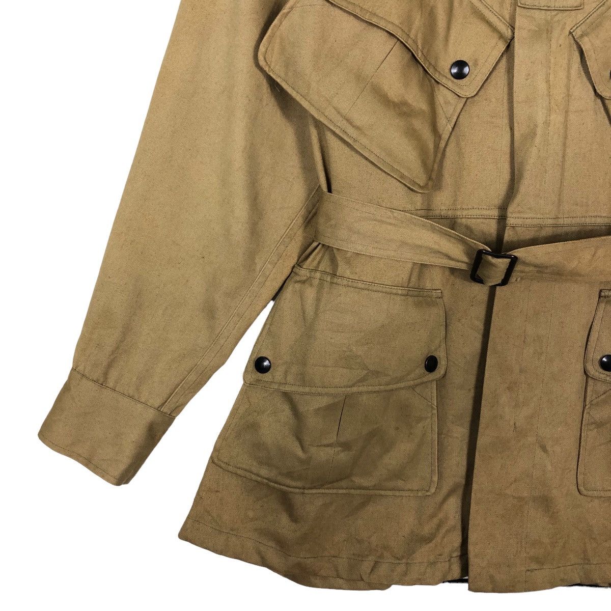 Japanese Brand Vintage Cargo Inspector Jacket Slant Pocket Military Nakata Size US L / EU 52-54 / 3 - 3 Thumbnail
