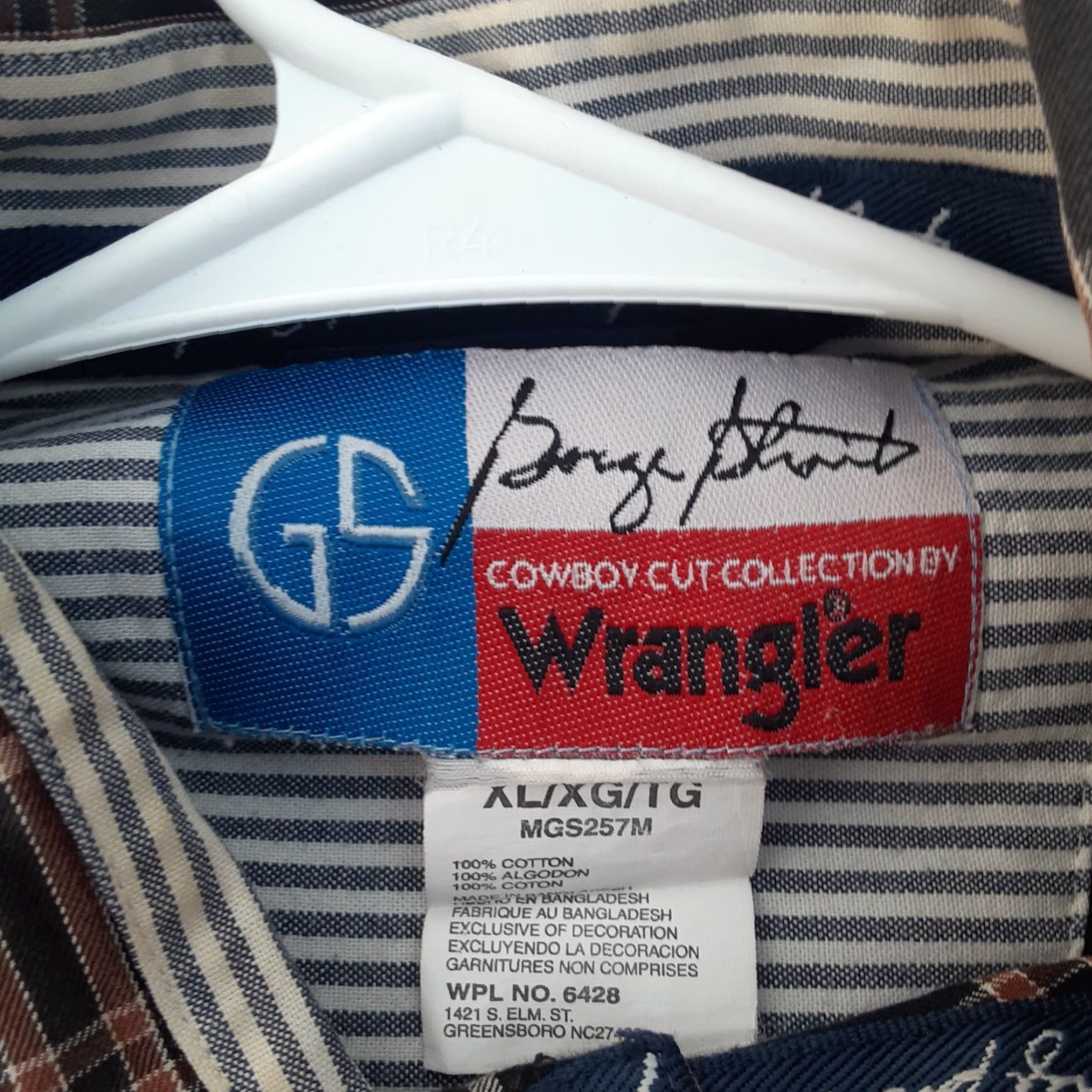 Wrangler VINTAGE Wrangler George Strait Men's XL Long Sleeve Western Button Up Shirt Black Rodeo Size US XL / EU 56 / 4 - 6 Thumbnail