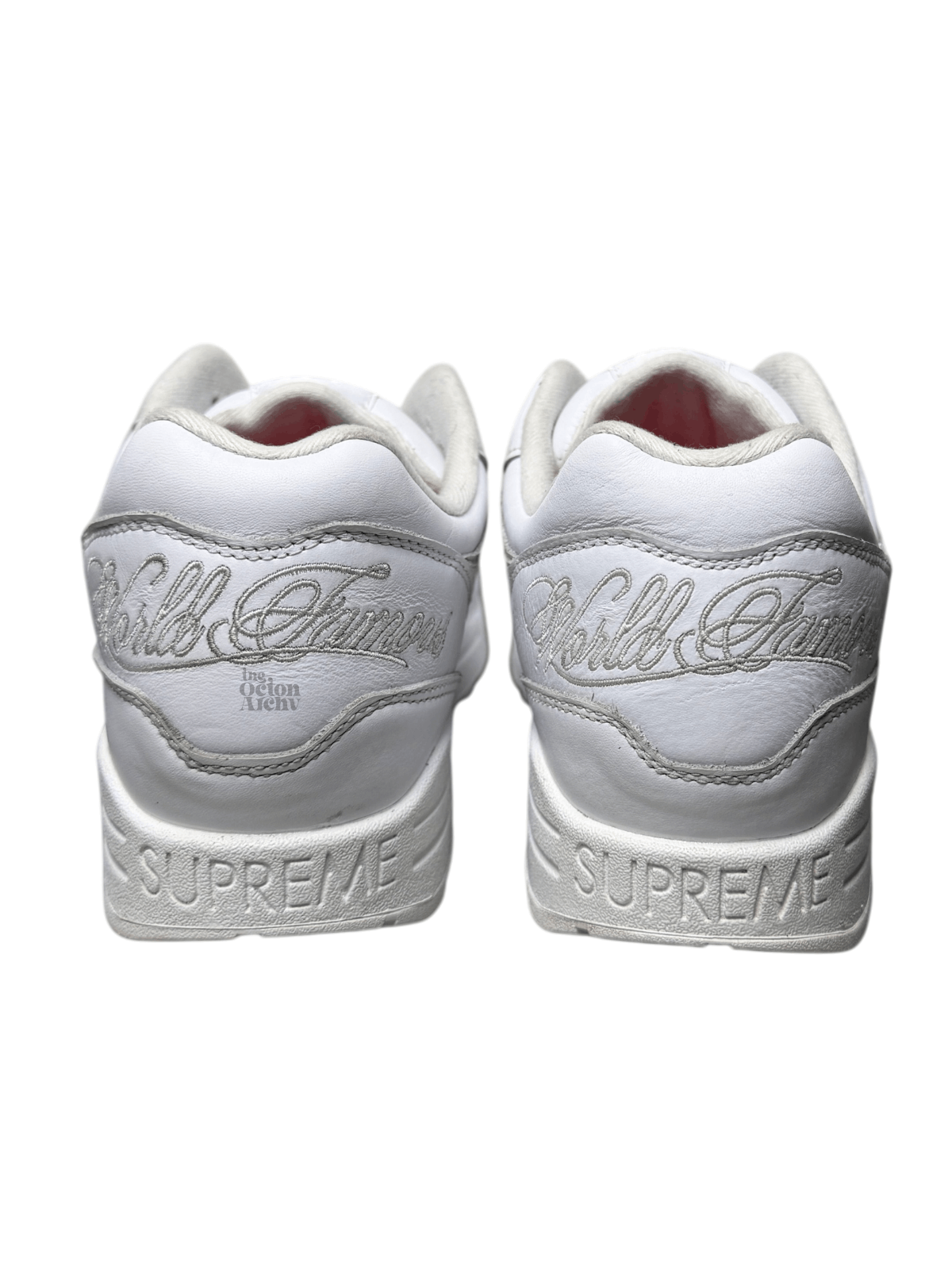 Nike × Supreme Supreme x 2025 Nike Air Max 1 87 SP HF8813-100 Triple White Size US 11.5 / EU 44-45 - 4 Thumbnail