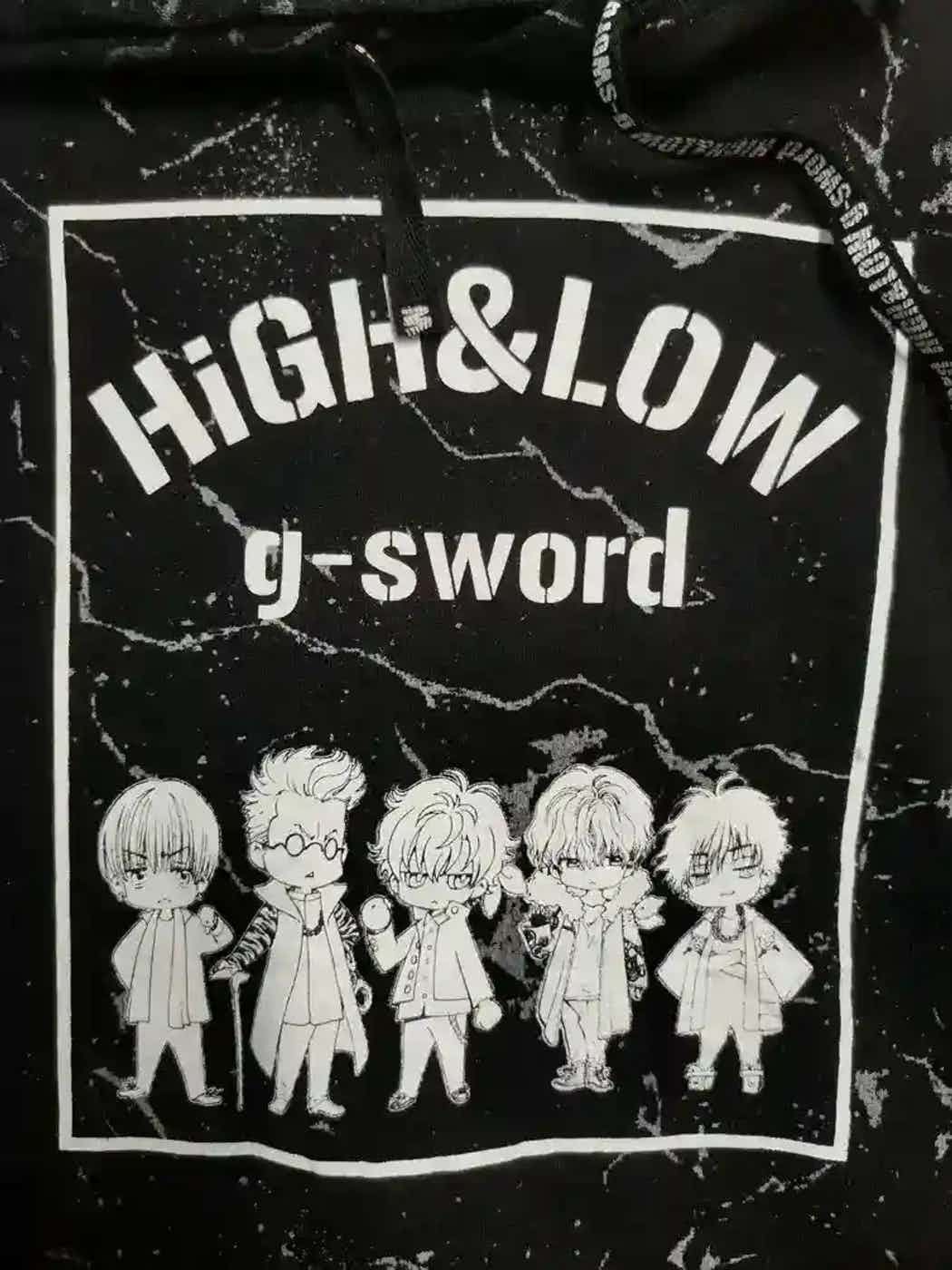HAL Studios Vintage High & Low G-sword Big Logo Sweatshirt Hoodie Size US XL / EU 56 / 4 - 2 Thumbnail
