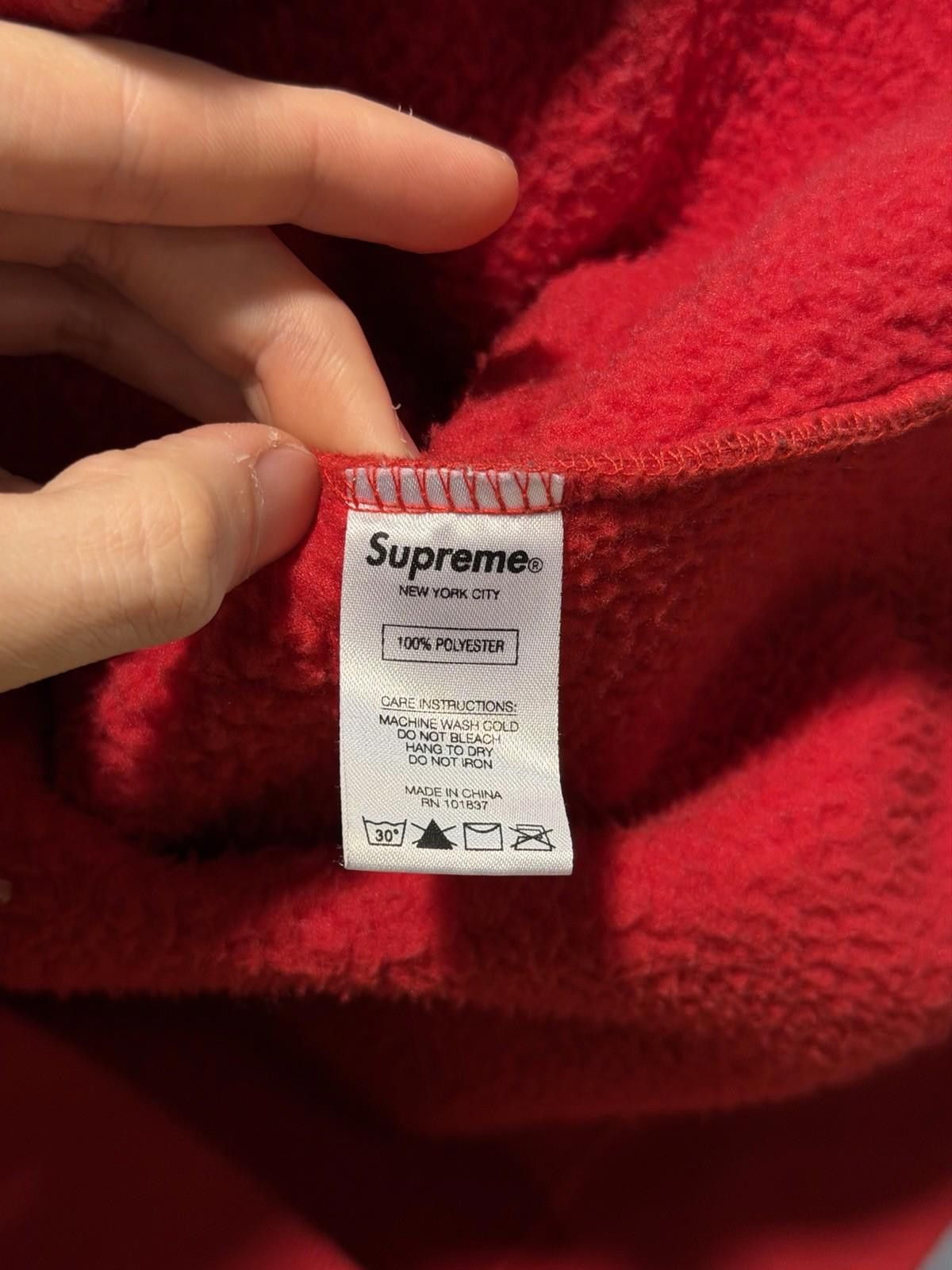 Supreme SUPREME Gore Windstopper Zip Up Sweatshirt RED Medium 2019 Size US M / EU 48-50 / 2 - 11 Thumbnail
