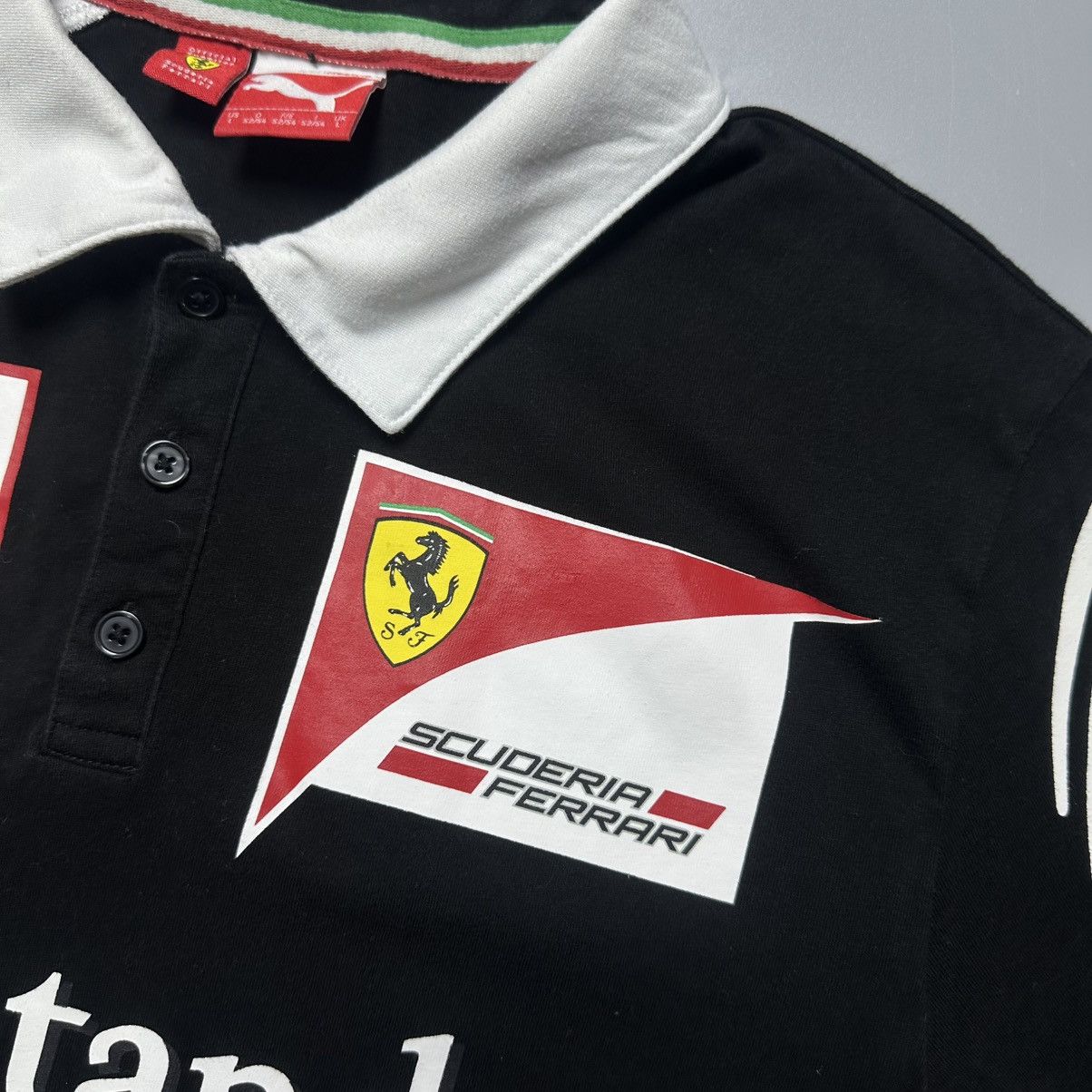 Puma PUMA Men's Sportwear Polo Scuderia Ferrari F1 Team 2014 Size US L / EU 52-54 / 3 - 4 Thumbnail