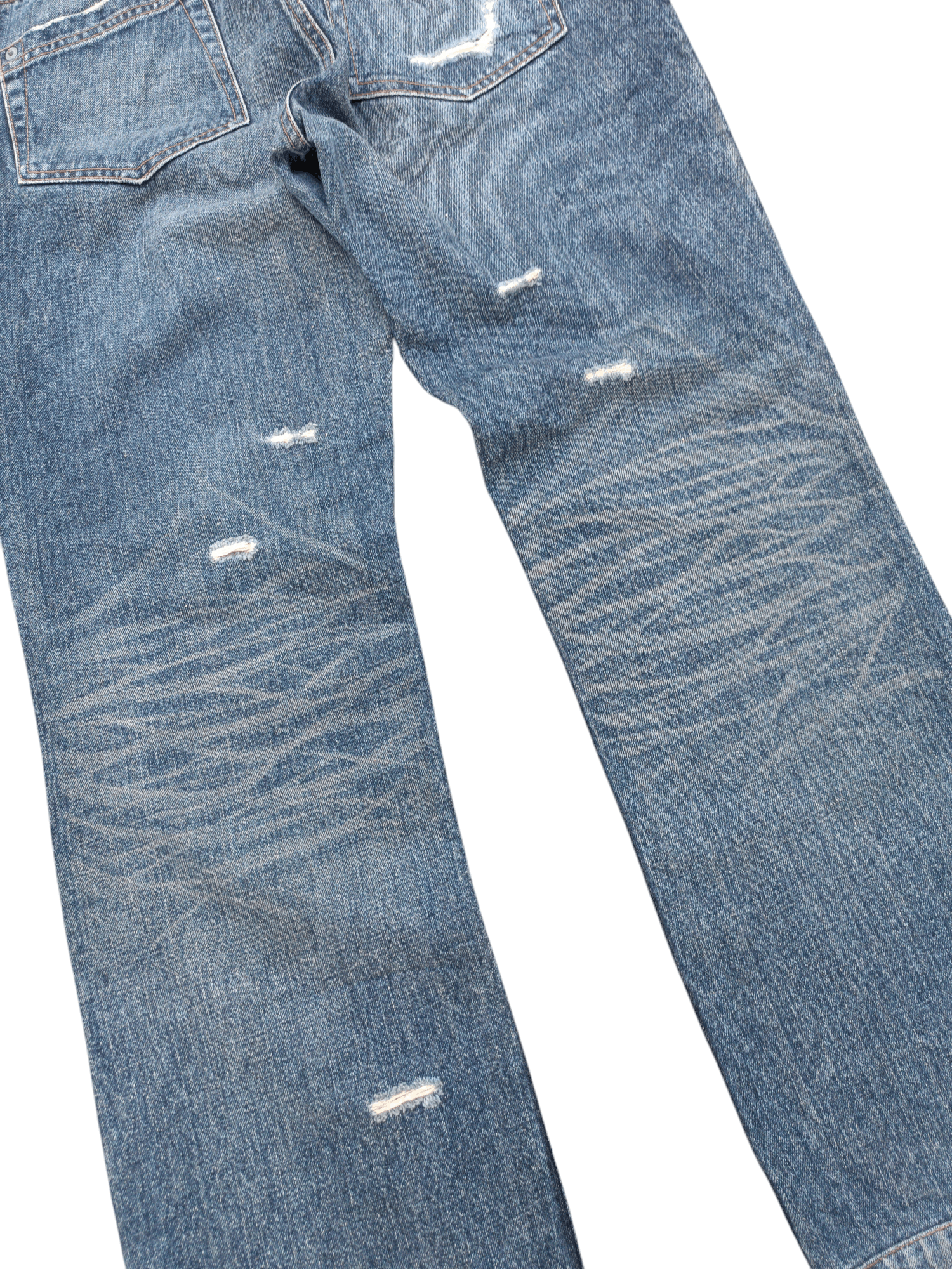 JOSEPH HOMME × Japanese Brand × Vintage CRAZY FADE JOSEPH HOMME BUCKLE BACK DENIM Size US 34 / EU 50 - 9 Thumbnail