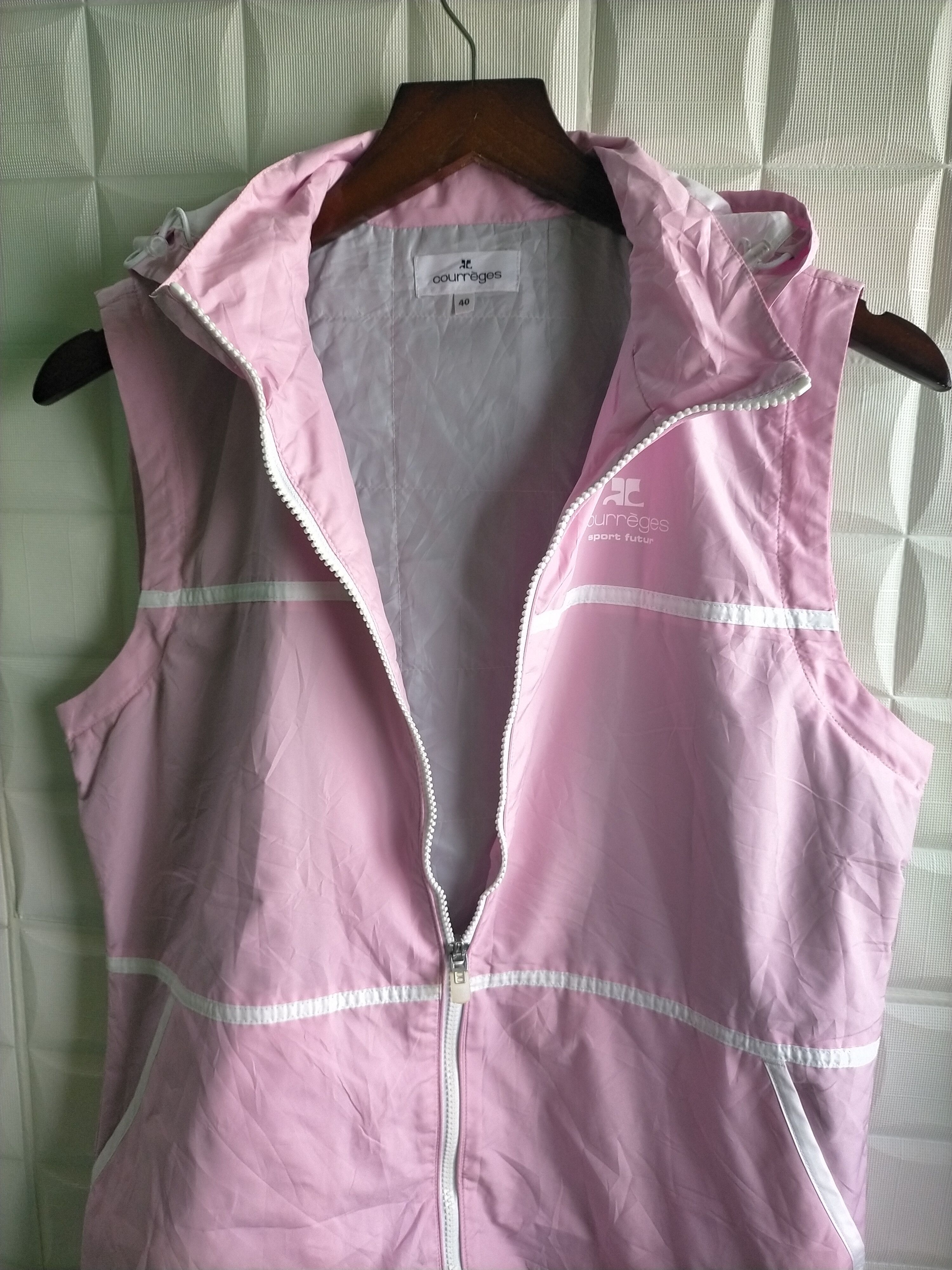 Courreges Courreges Sport Futur Vest Hooded Jacket Size US M / EU 48-50 / 2 - 6 Thumbnail