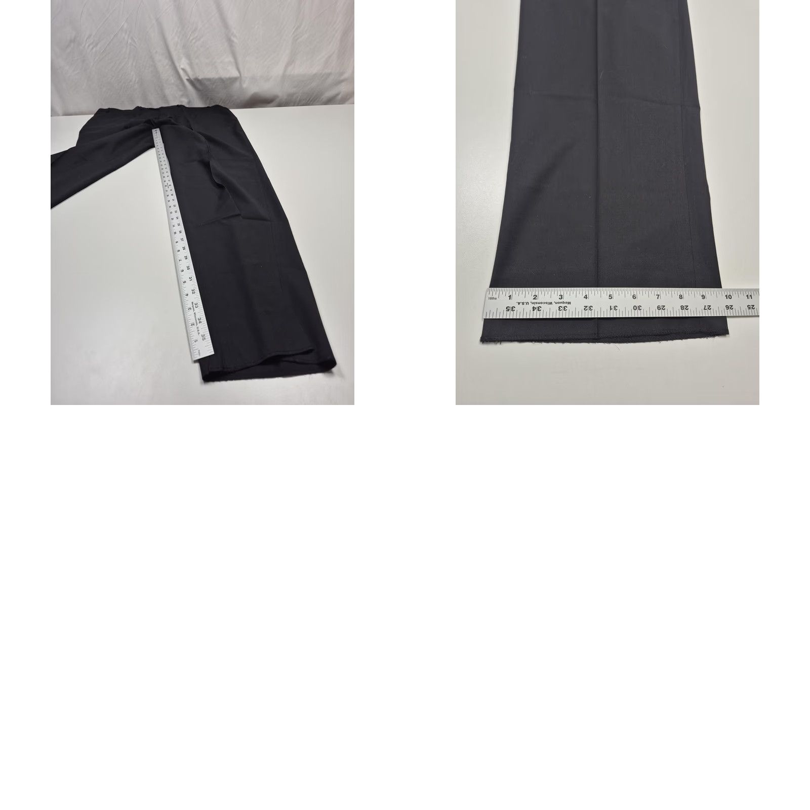 Ralph Lauren Lauren Ralph Lauren Dress Pants Mens 46 Waist Black Polyester Rayon Flat Front NWT Size US 30 / EU 46 - 8 Thumbnail